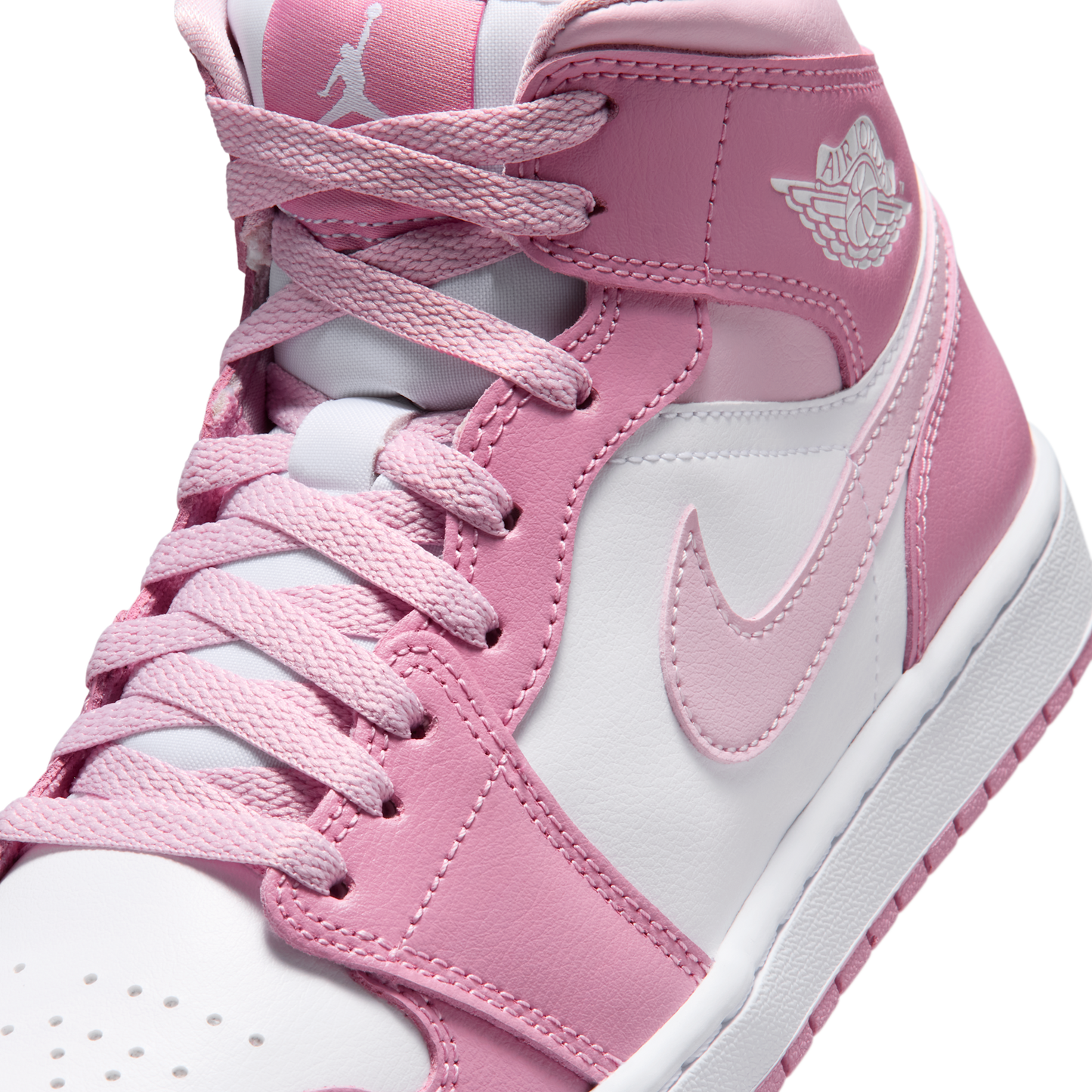 Jordan 1 Mid Elemental Pink Iced Carmine (Women's)