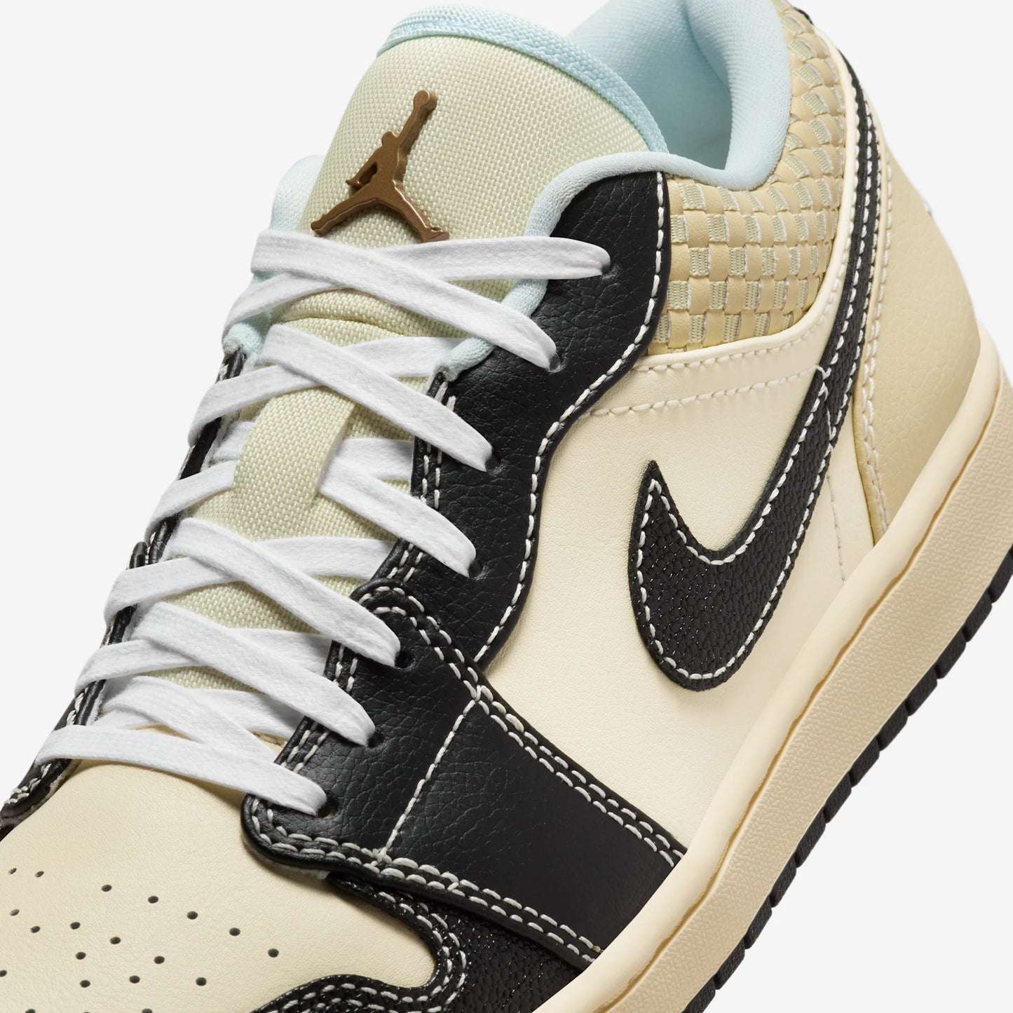 Jordan 1 Low SE Coconut Milk Black Muslin