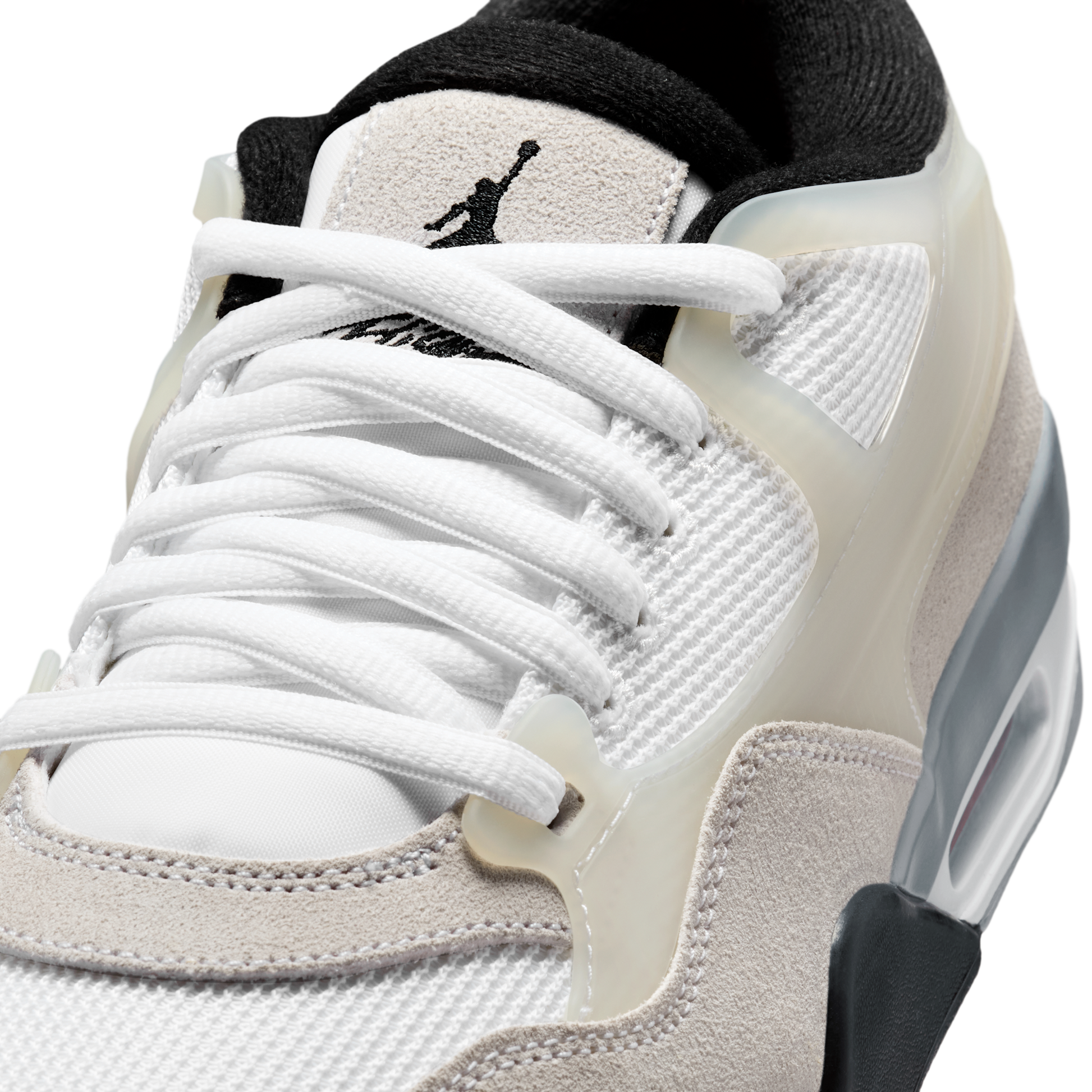 Jordan 4 RM White Light Smoke Grey Black