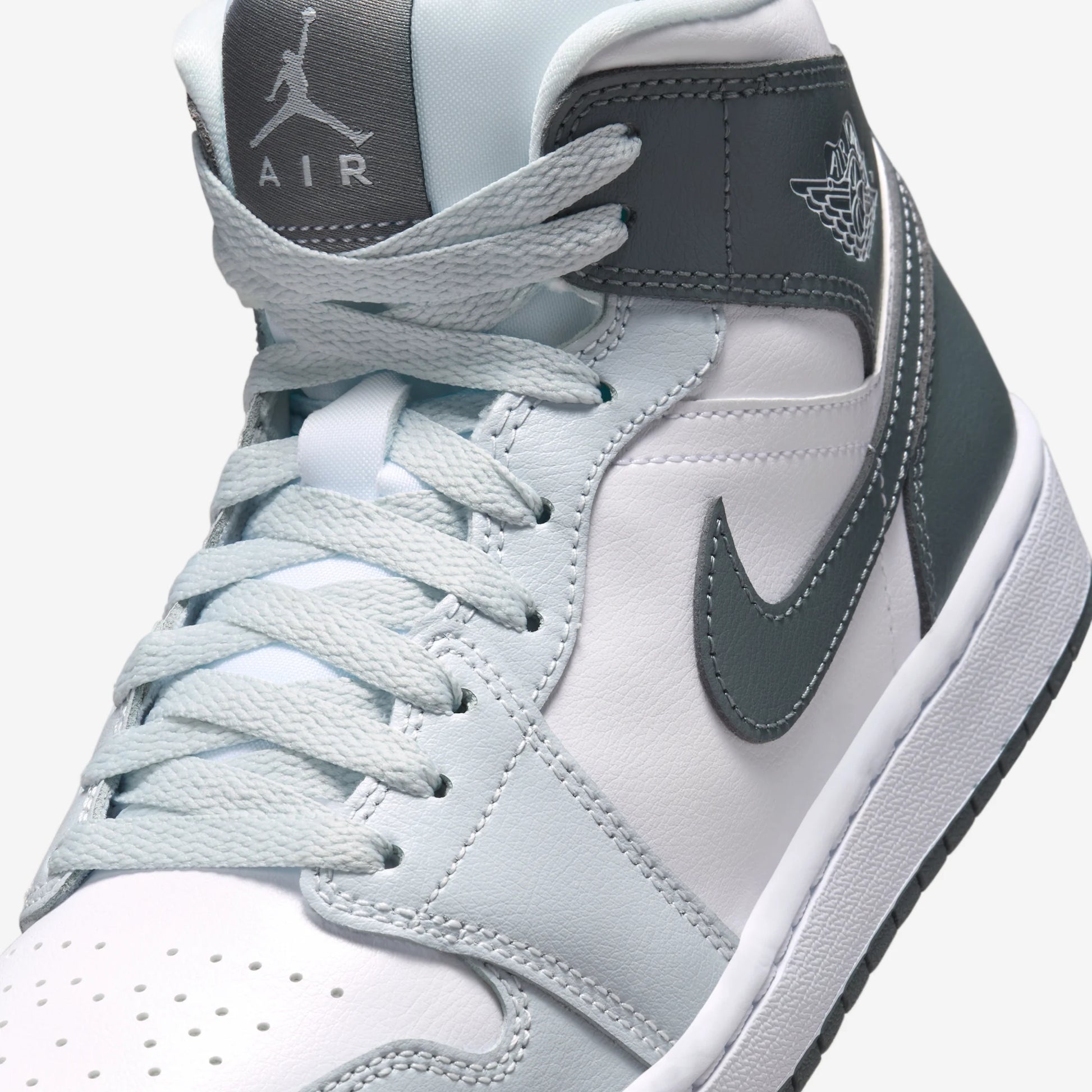 Jordan 1 Mid White Smoke Grey (Women's)