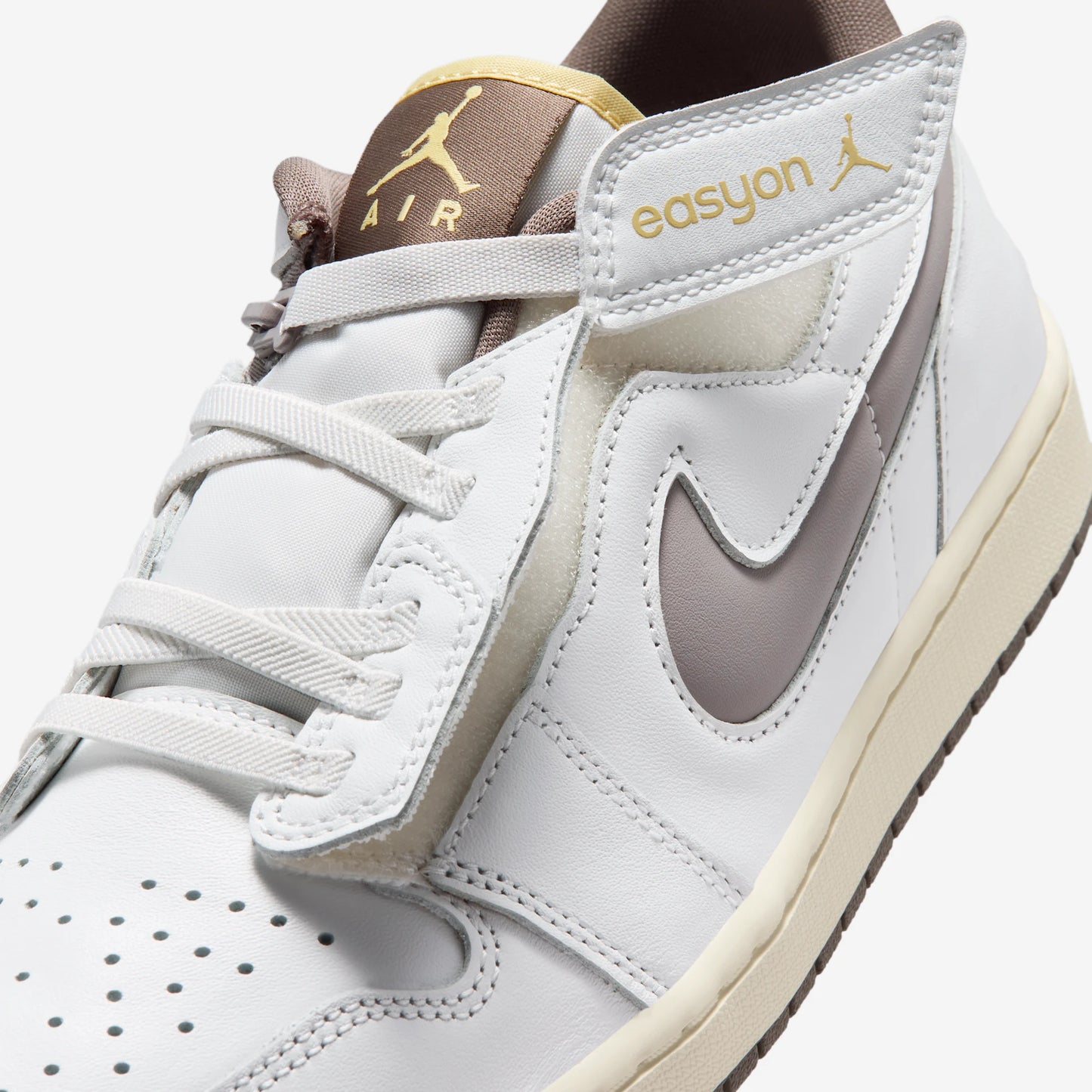 Jordan 1 Low EasyOn White Olive Grey Lemon Wash