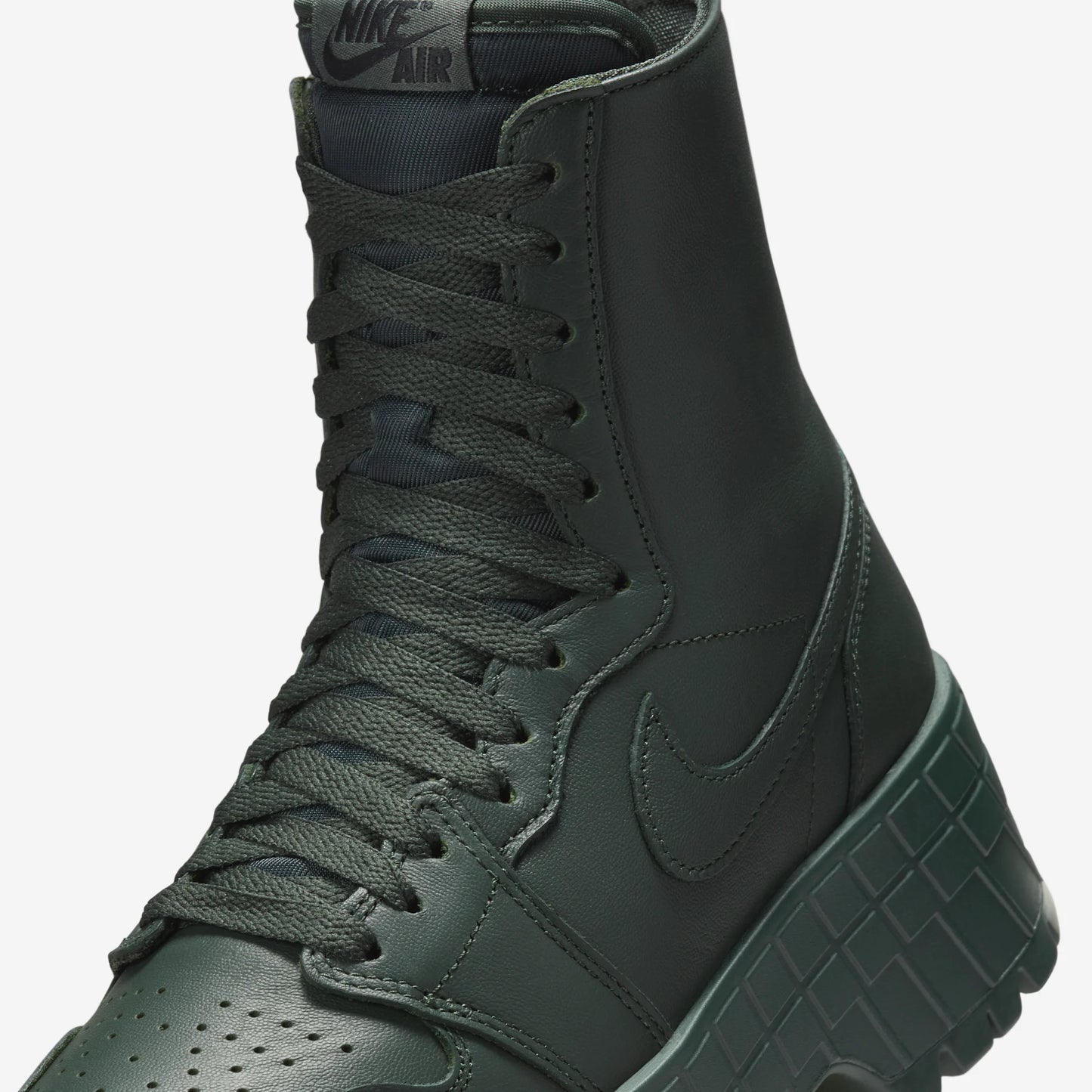Jordan 1 High Brooklyn Dark Spruce Green (Women's)