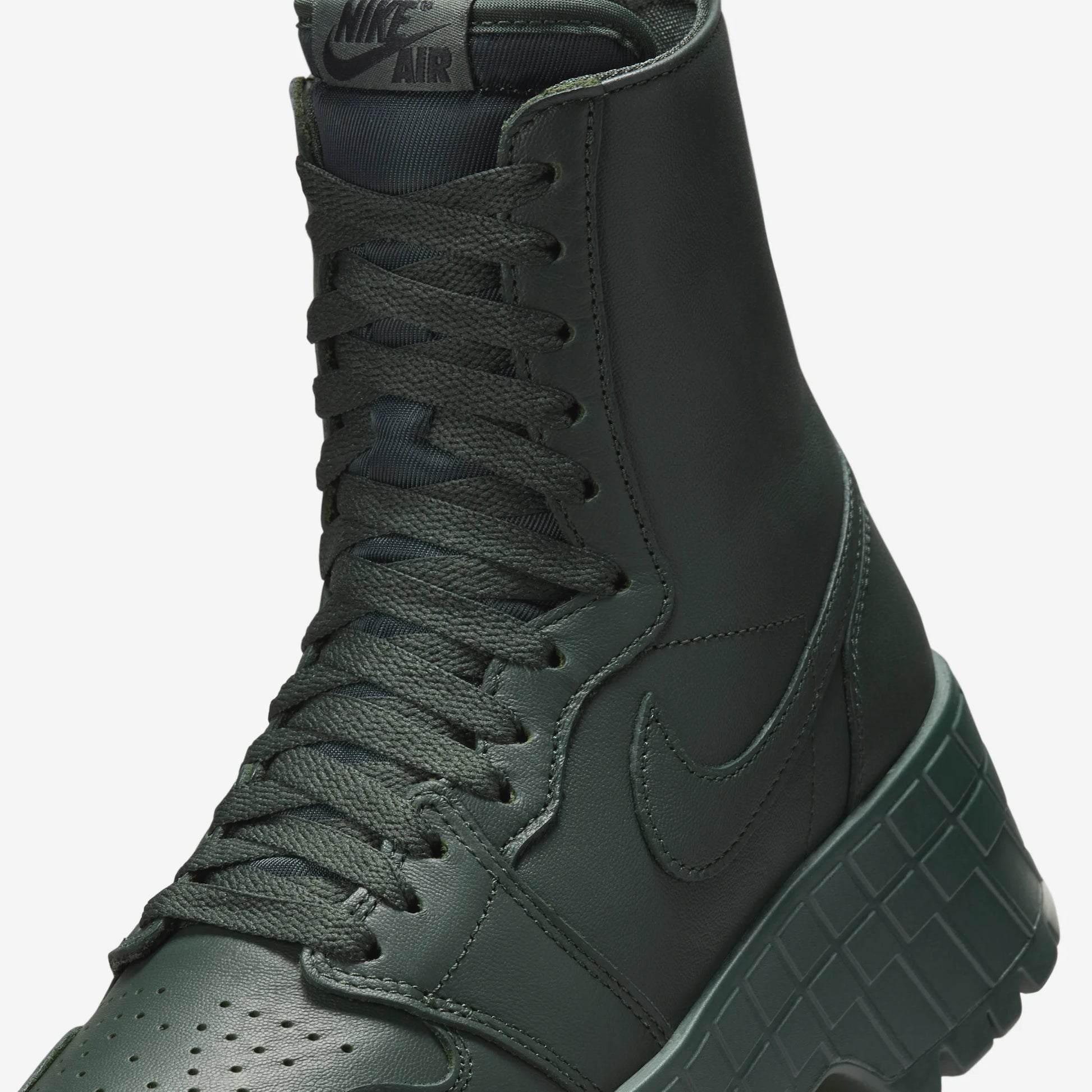 Jordan 1 High Brooklyn Dark Spruce Green (Women's)