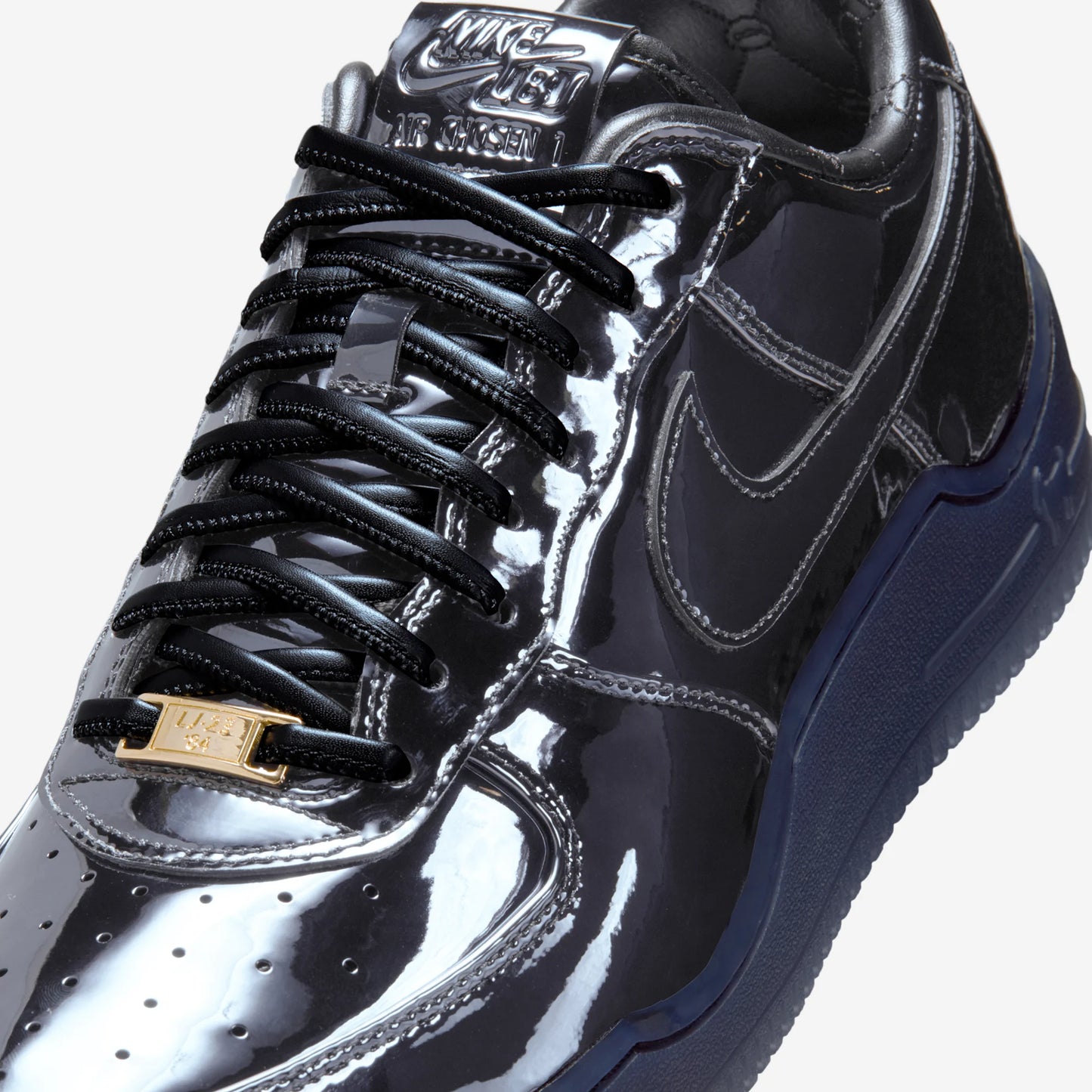 Nike Air Force 1 Low LeBron James Black Patent