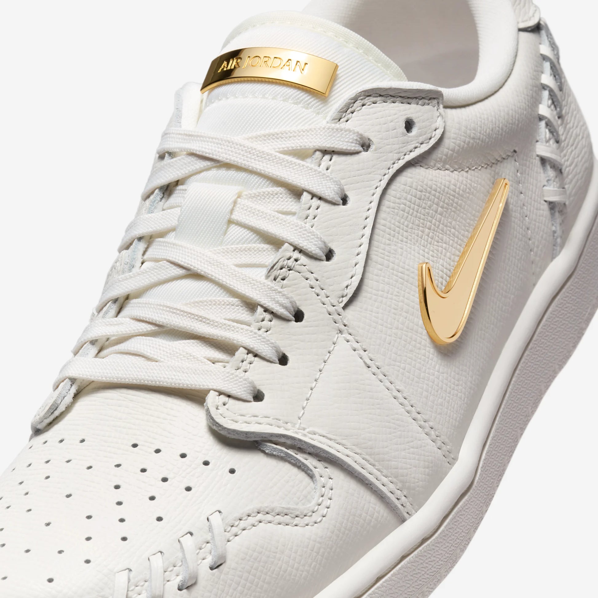 Jordan 1 Low Method of Make Sail Metallic Gold (Women's)