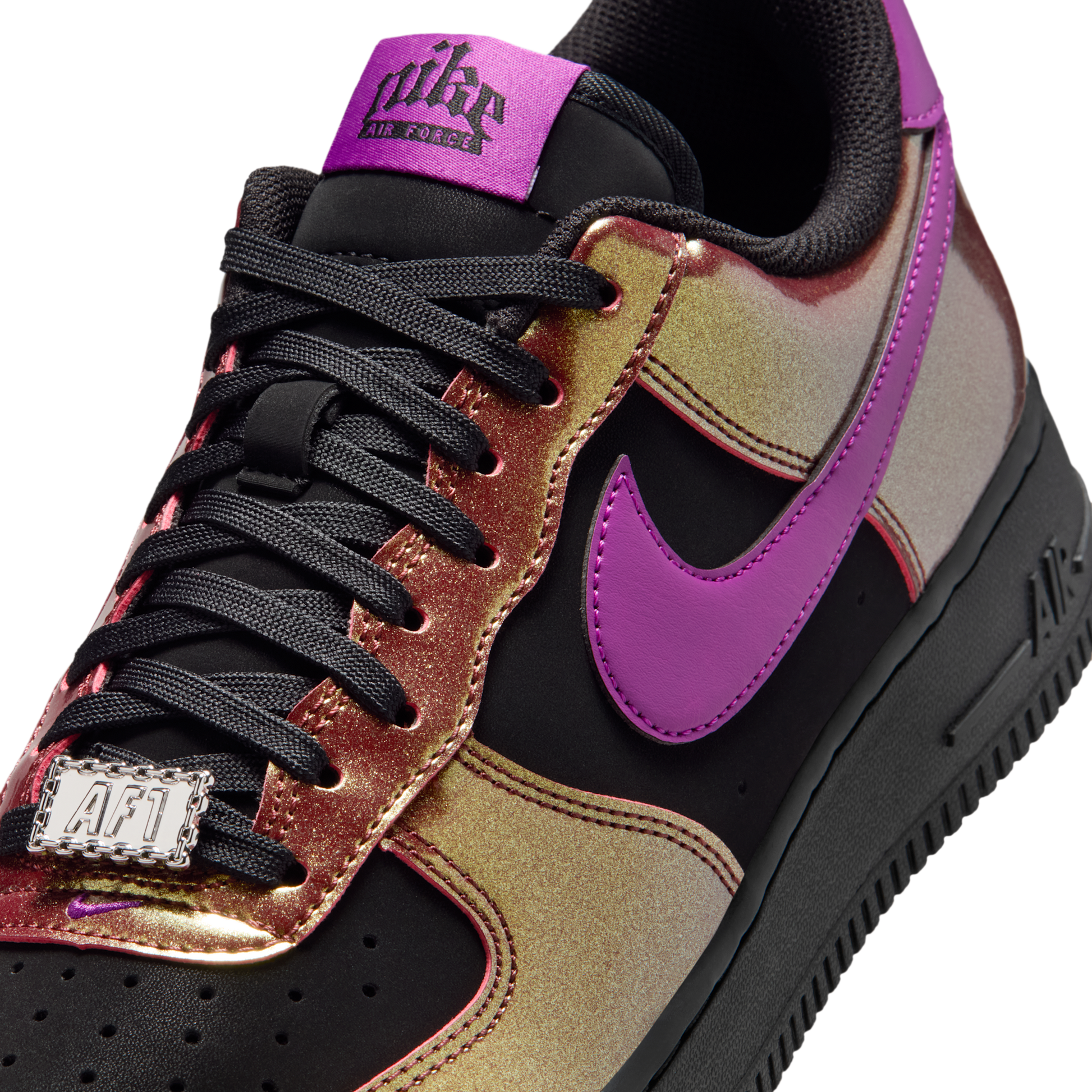 Nike Air Force 1 Low '07 LV8 Glam Rock Black Bold Berry