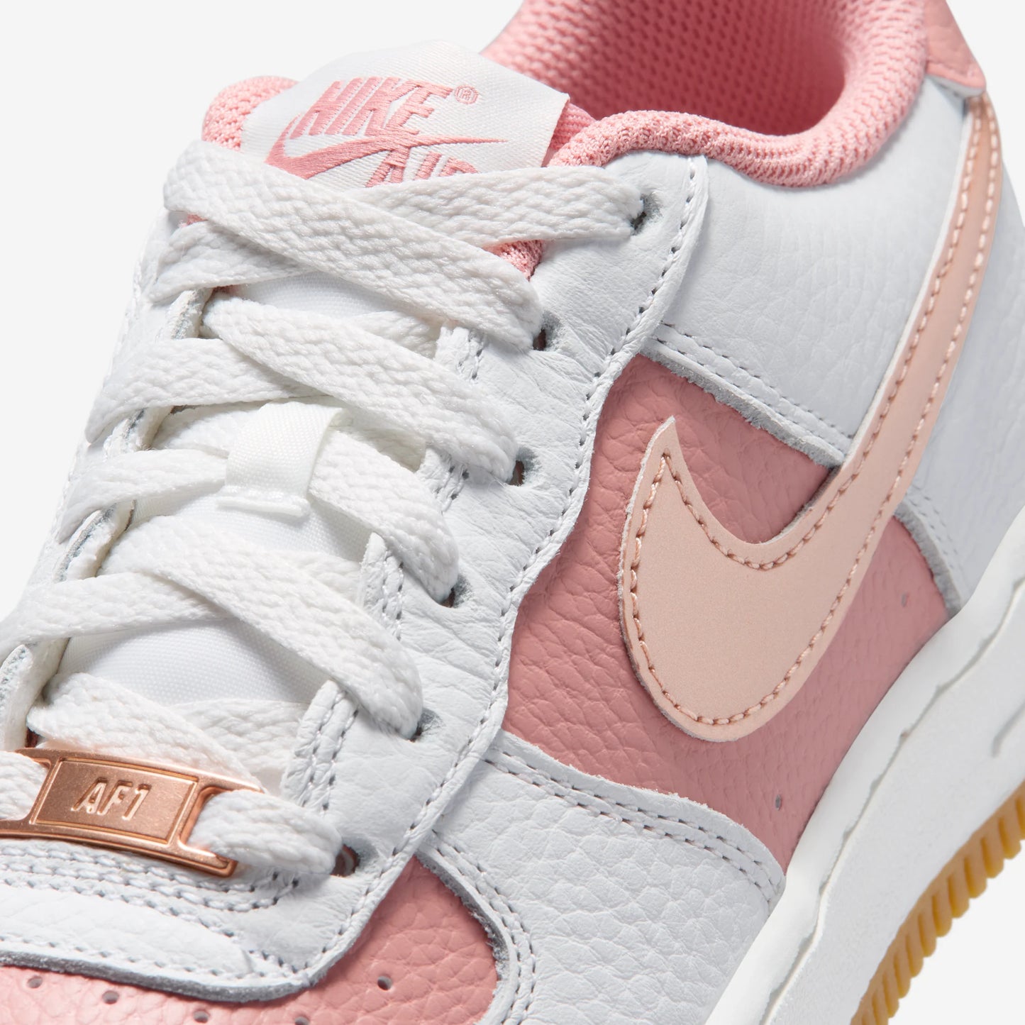 Nike Air Force 1 Low Rust Pink Metallic Red Bronze (GS)