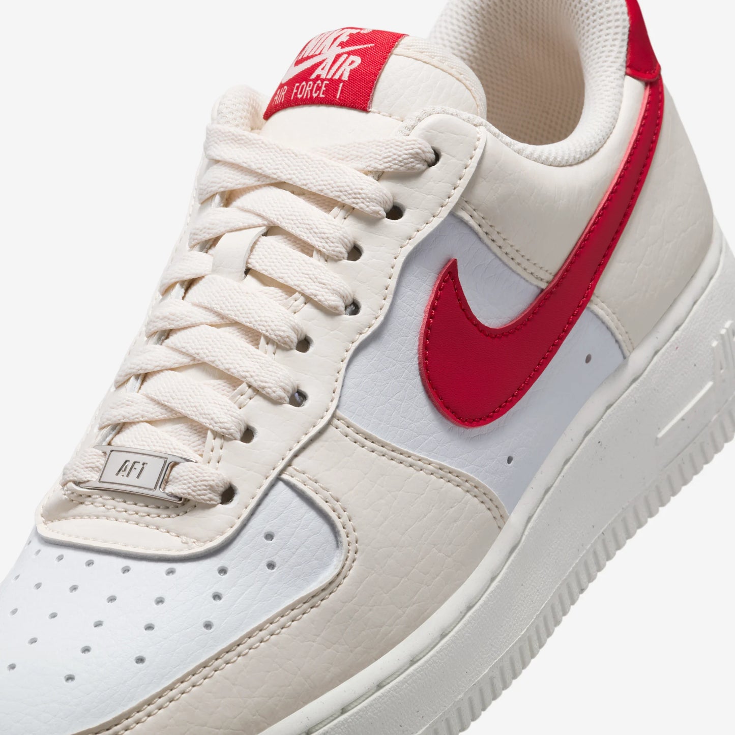 Nike Air Force 1 Low '07 Next Nature Pale Ivory University Red (Women's)