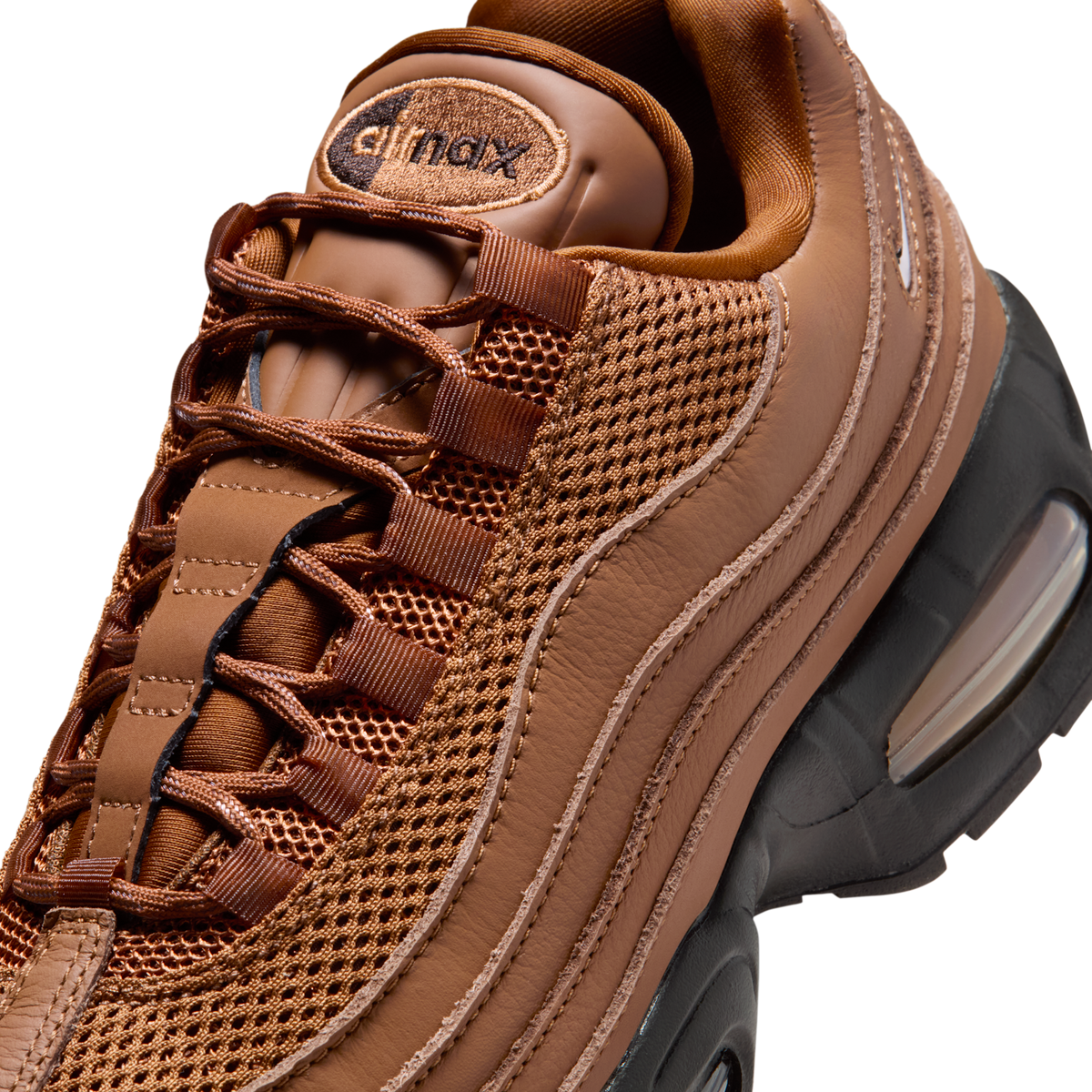 Nike Air Max 95 Big Bubble Light British Tan Jewel Swoosh (Women's)