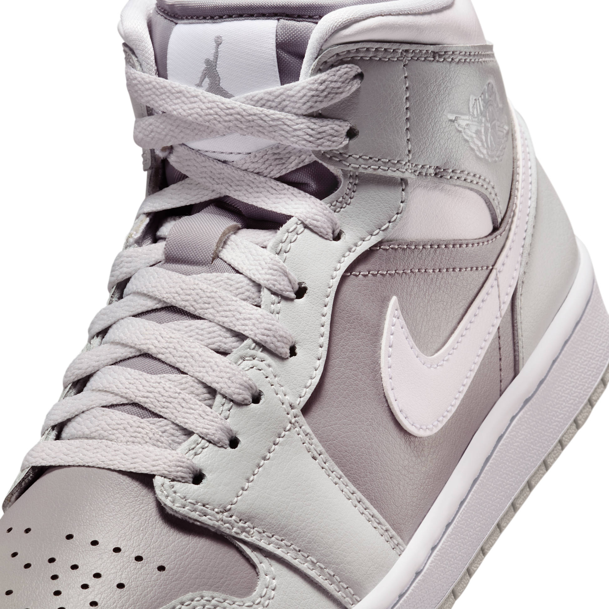 Jordan 1 Mid Photon Dust Atmosphere Grey (Women's)