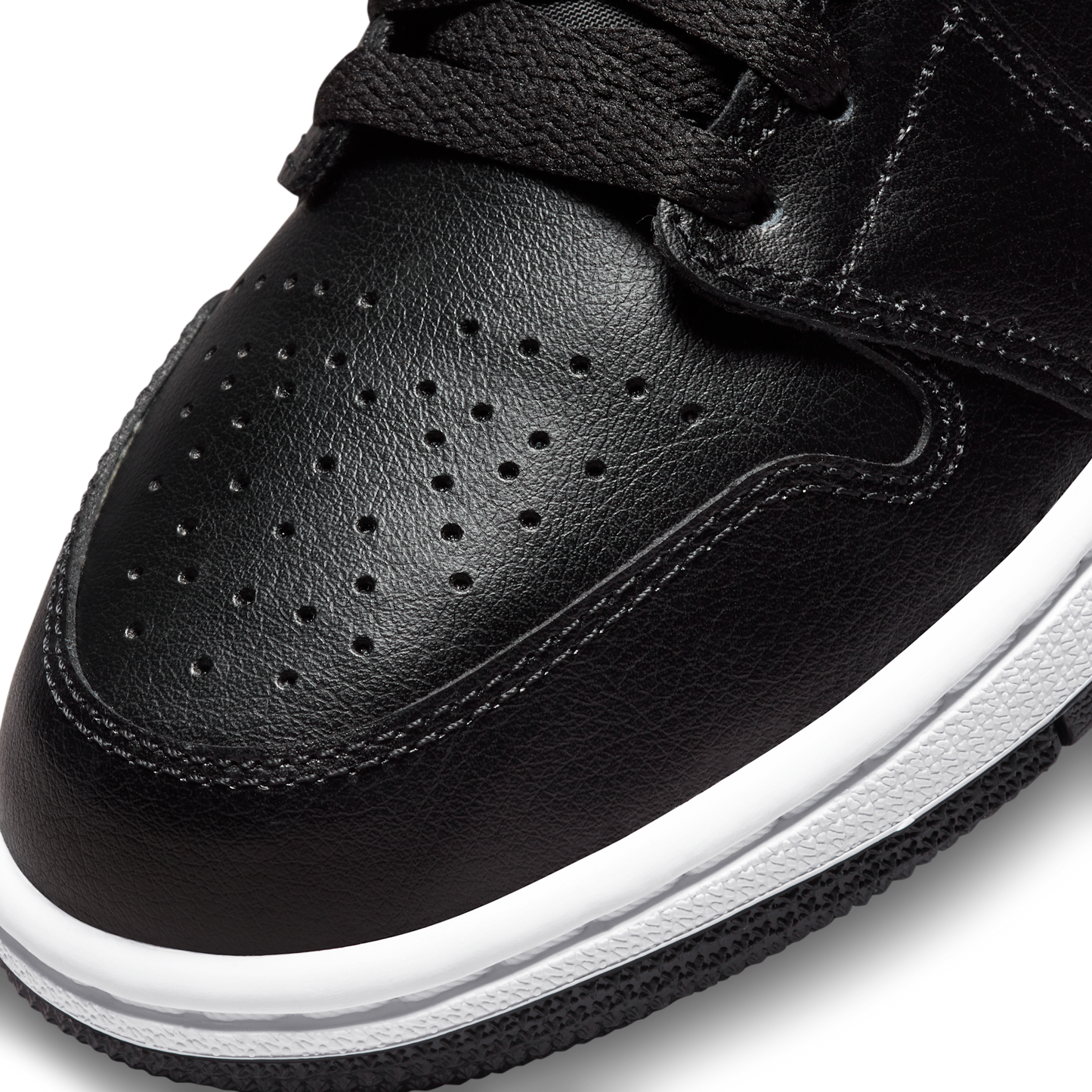 Jordan 1 Mid Black White (Women's)