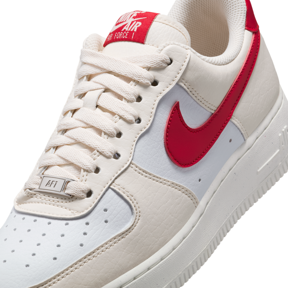 Nike Air Force 1 Low '07 Next Nature Pale Ivory University Red (Women's)