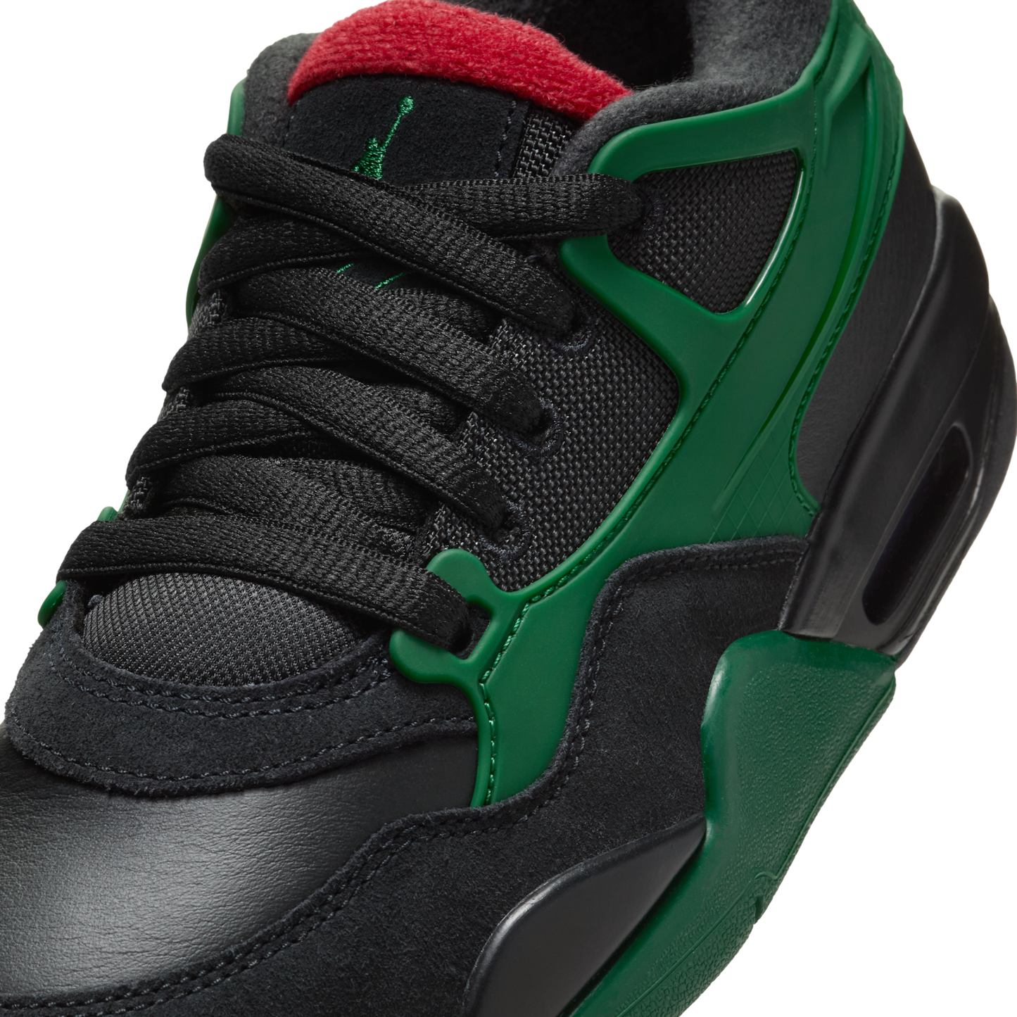 Jordan 4 RM Black Gorge Green Varsity Red (GS)