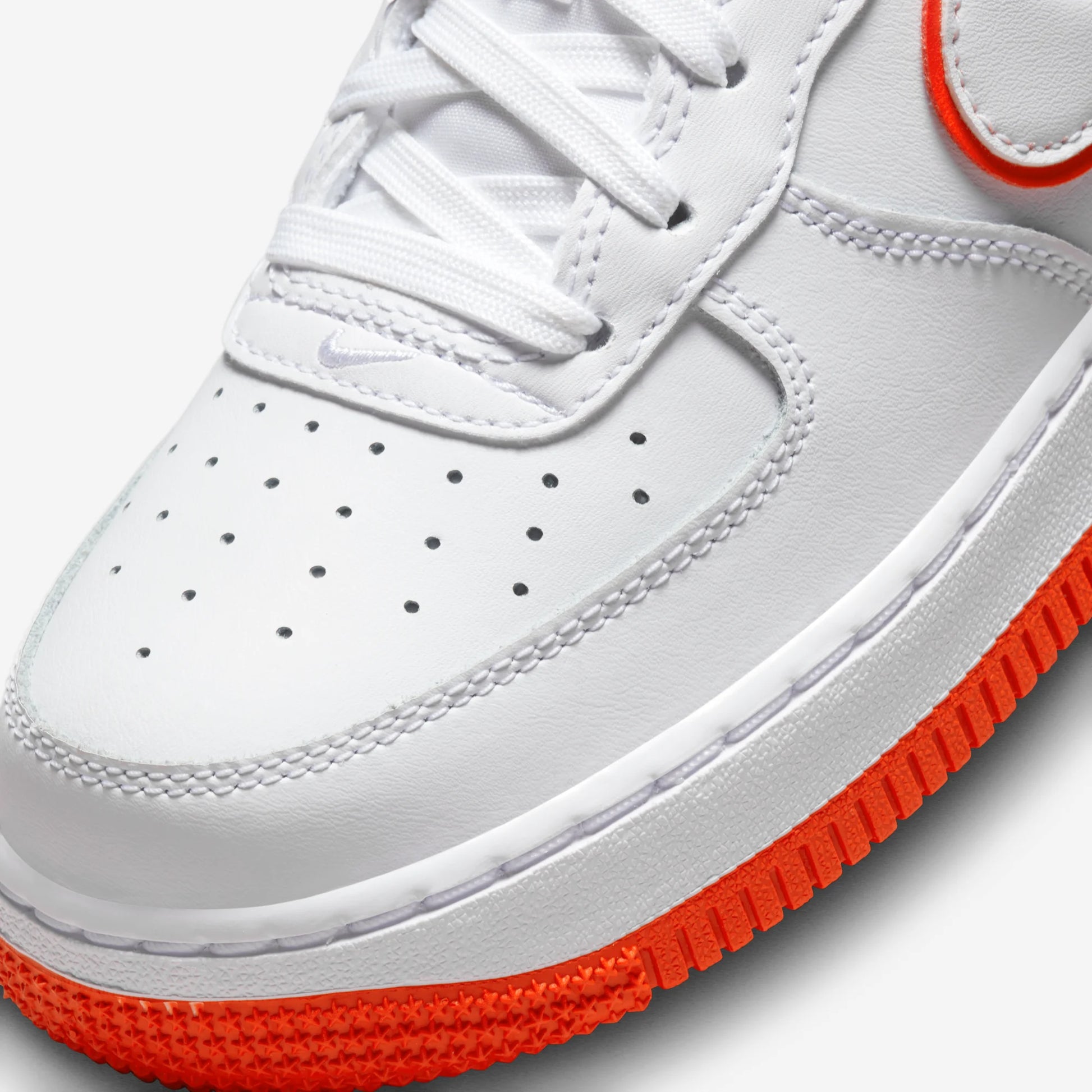 Nike Air Force 1 Low White Picante Red (GS)