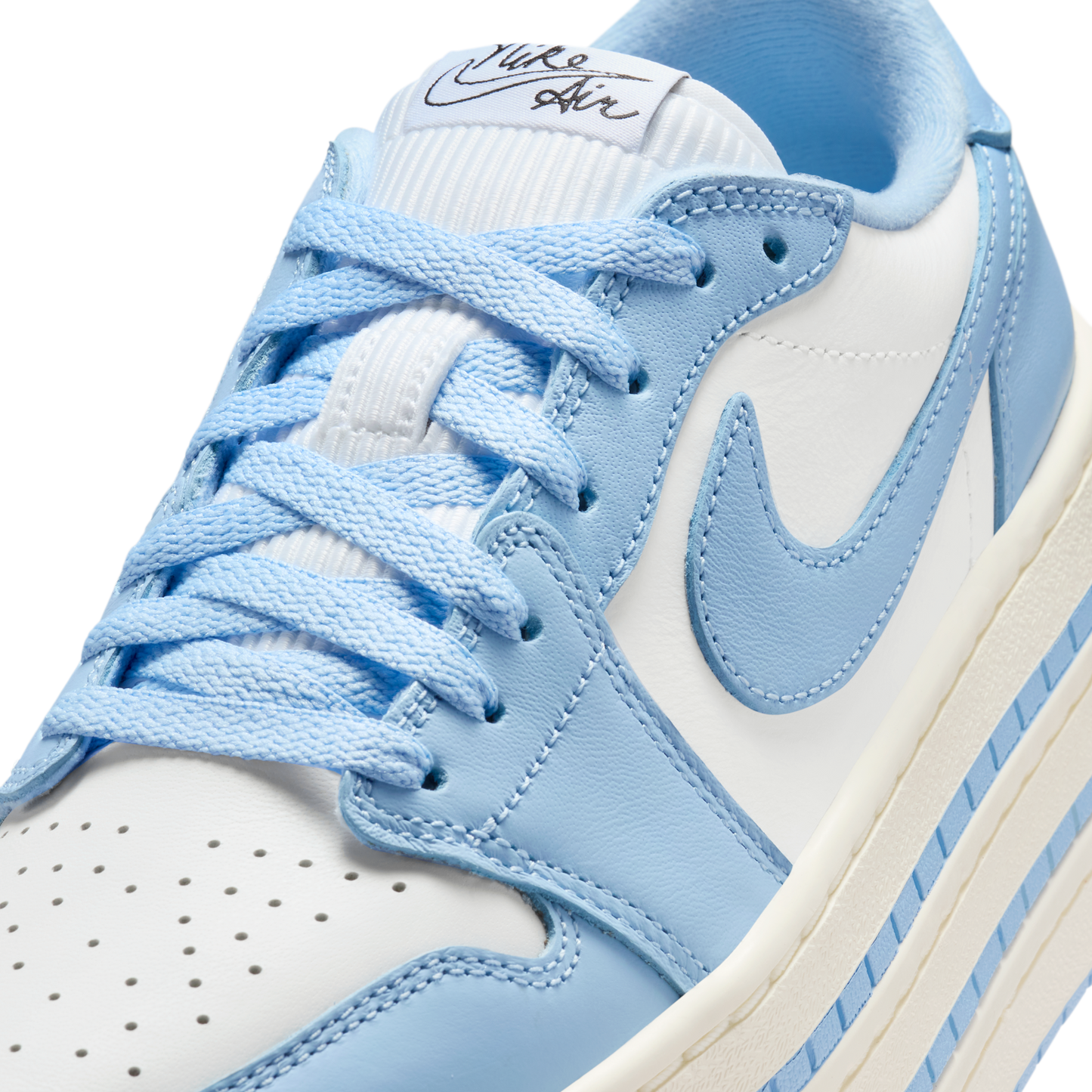 Jordan 1 Low Triple Stack Psychic Blue White (Women's)