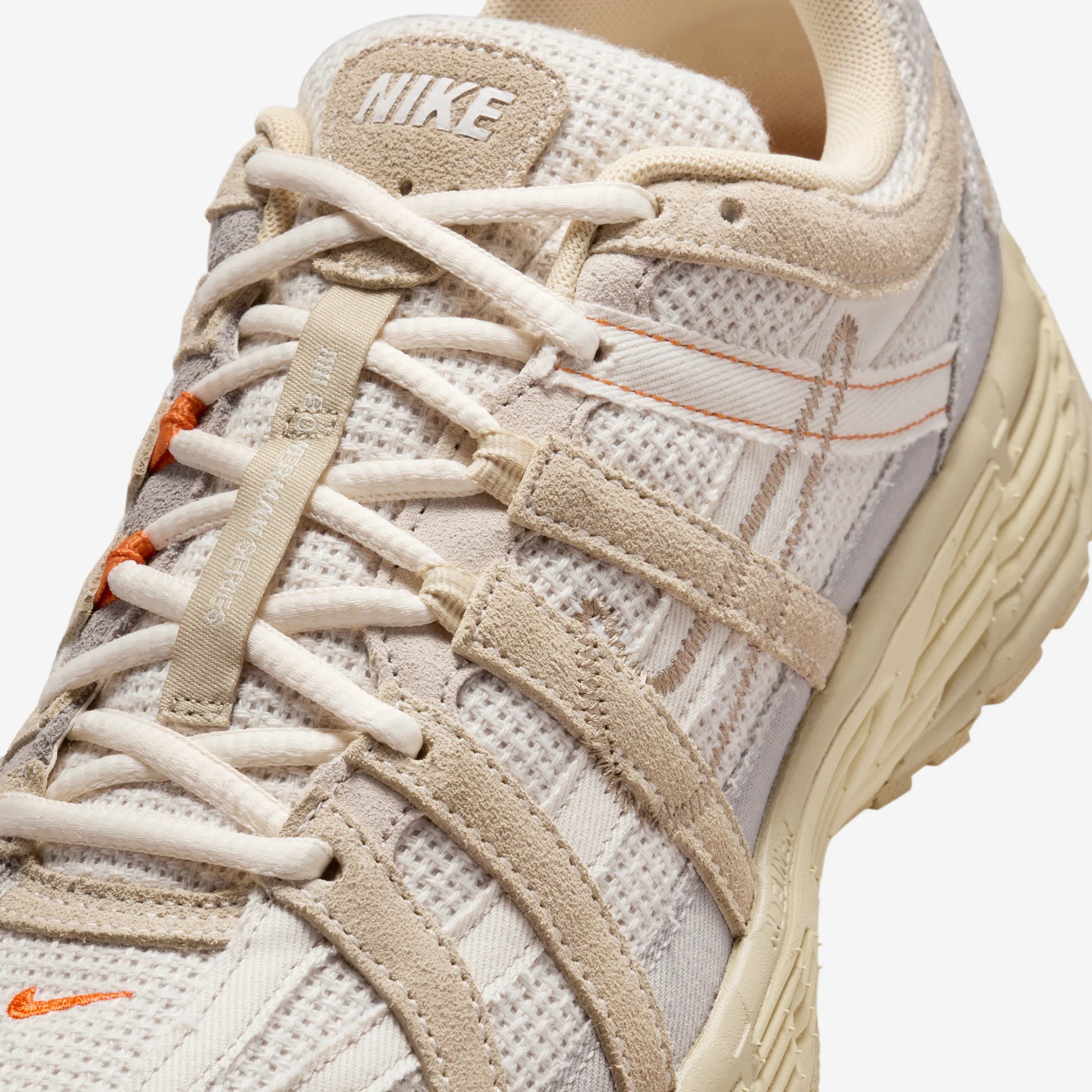 Nike P-6000 College Grey Khaki Safety Orange