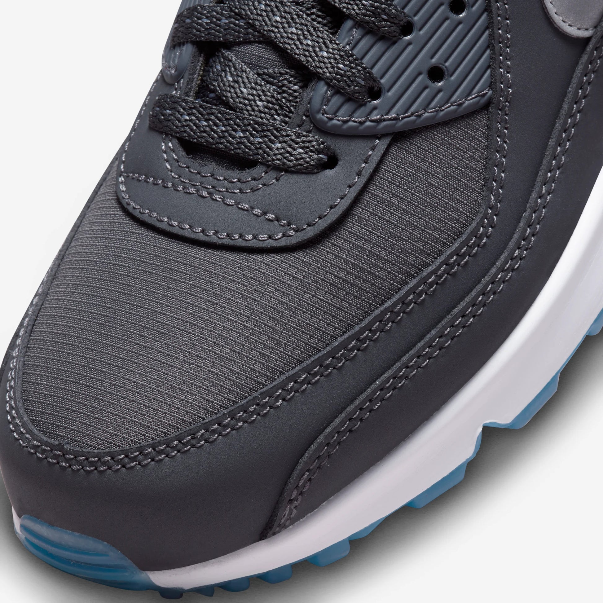 Nike Air Max 90 Reflective Swoosh Anthracite Industrial Blue