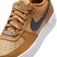 Nike Air Force 1 Low Wheat Club Gold White Anthracite (GS)