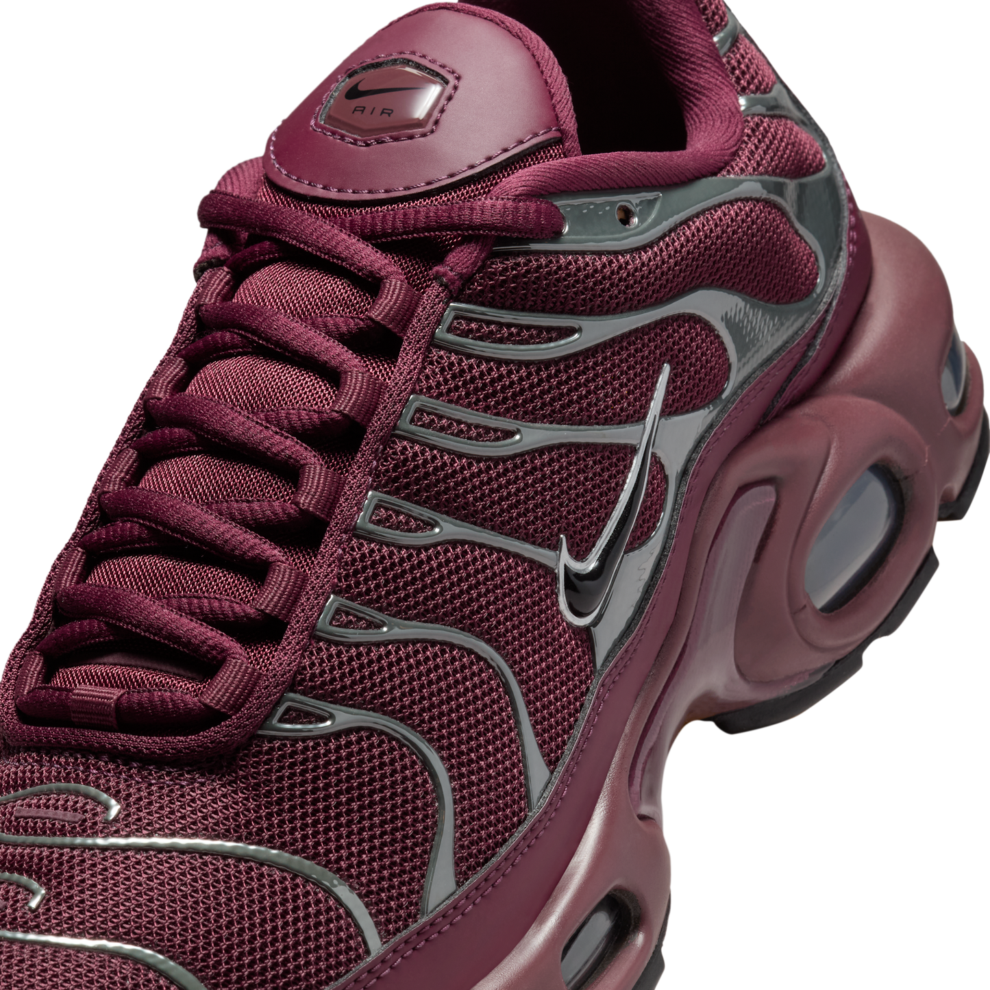 Nike Air Max Plus SE Night Maroon Metallic Silver (Women's)