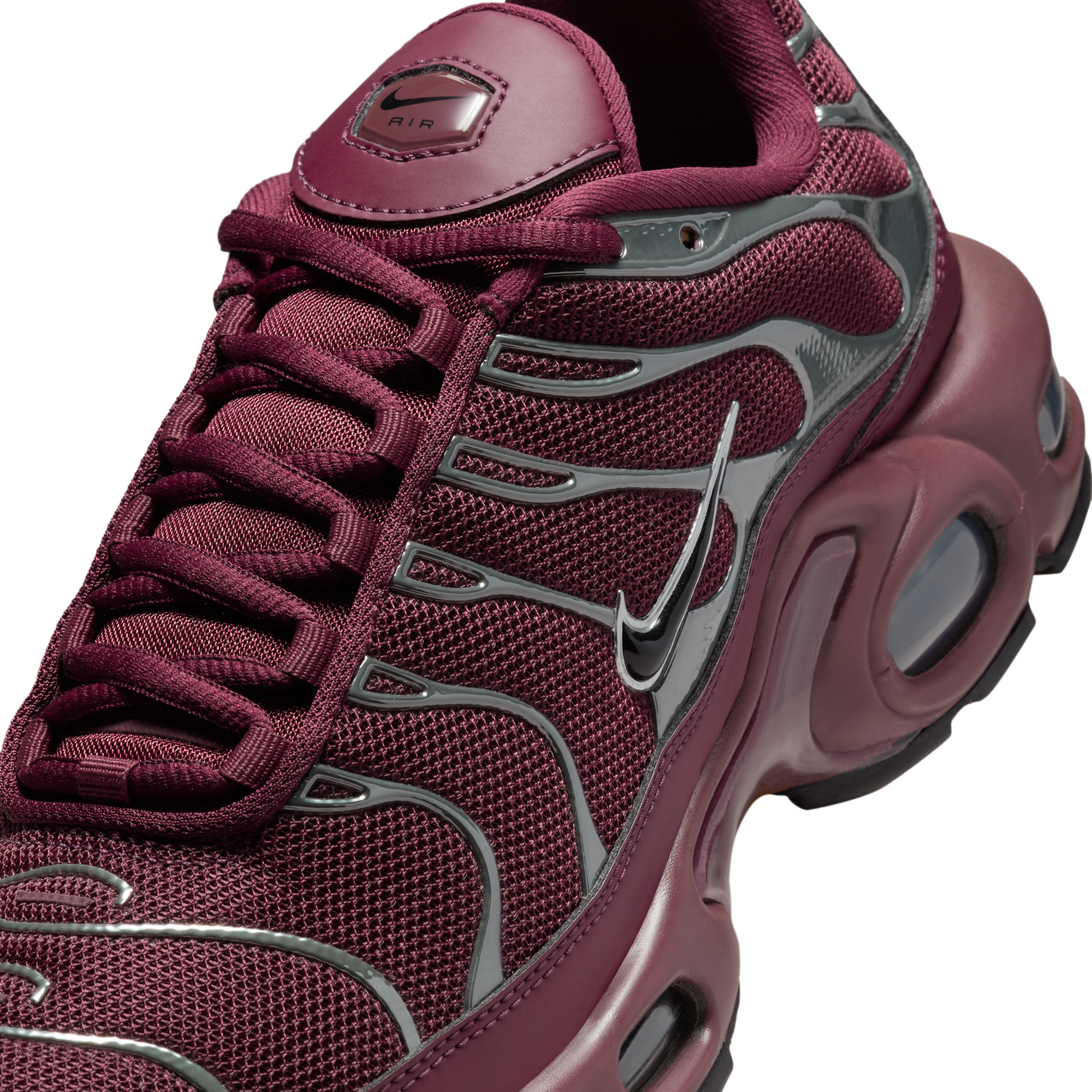 Nike Air Max Plus SE Night Maroon Metallic Silver (Women's)