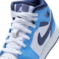 Jordan 1 Mid University Blue Midnight Navy