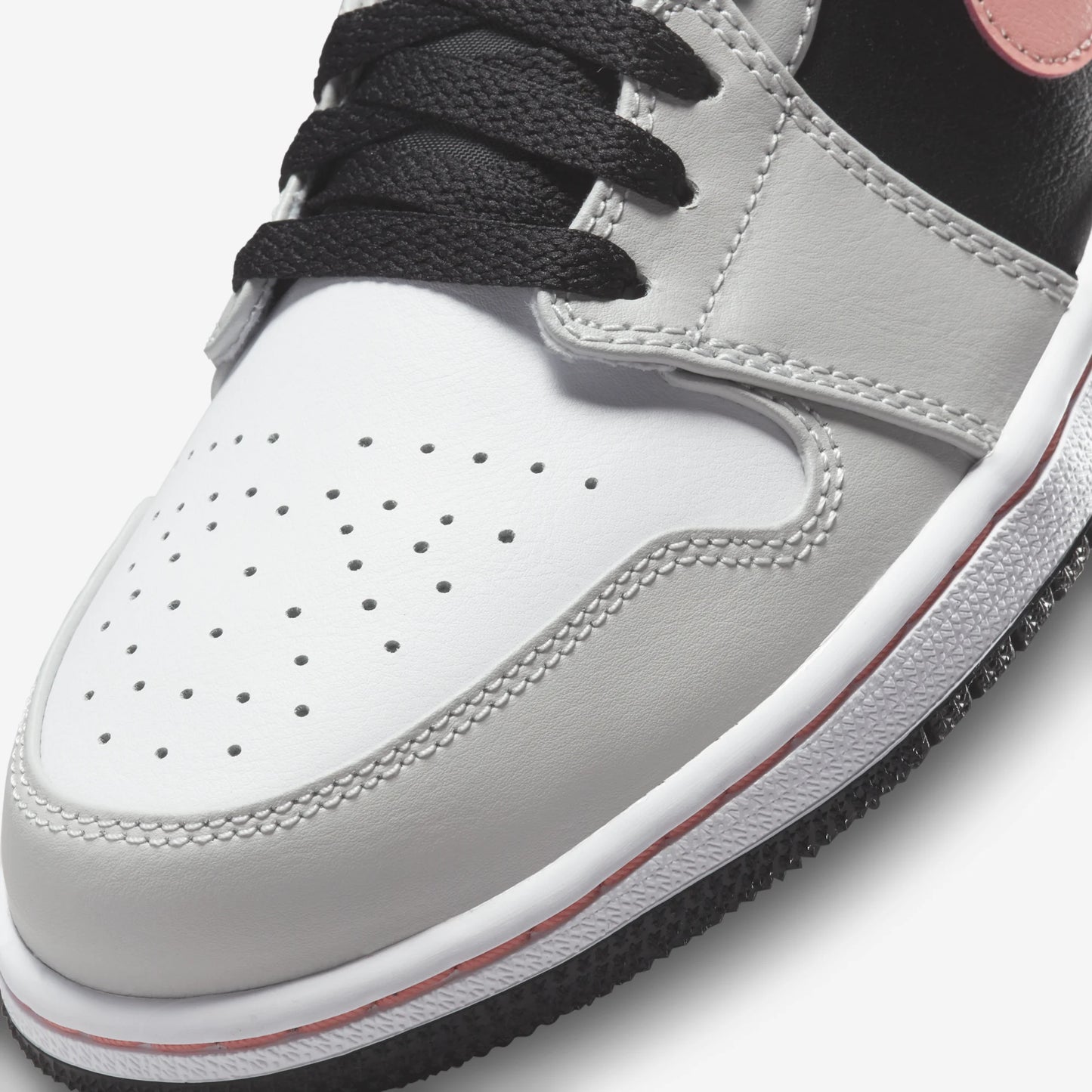 Jordan 1 Low Black Grey Pink