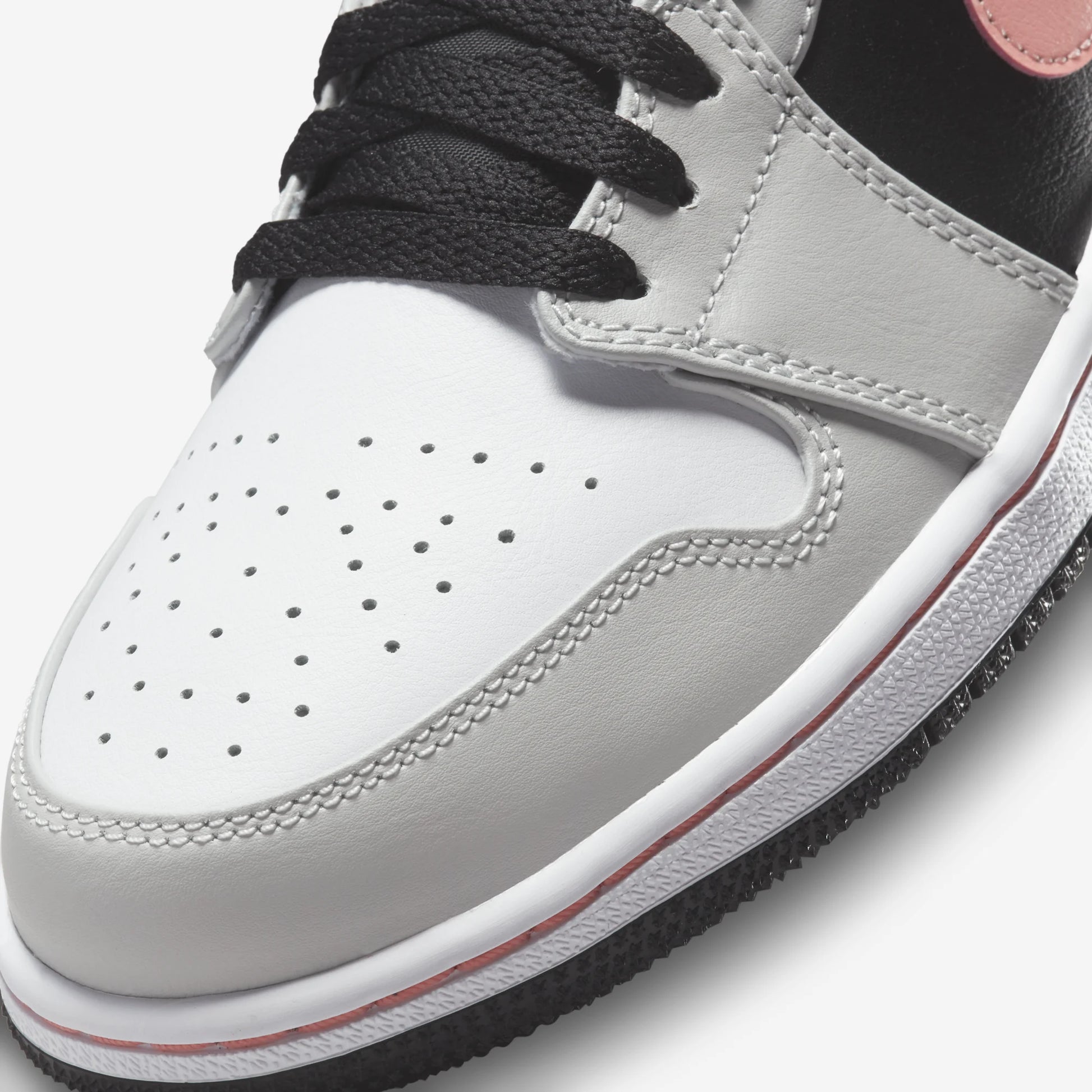 Jordan 1 Low Black Grey Pink