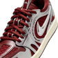 Jordan 1 Low Method of Make V3 Dark Team Red Metallic Silver (Women's)