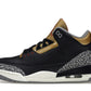 Jordan 3 Retro Black Cement Gold (Women's)