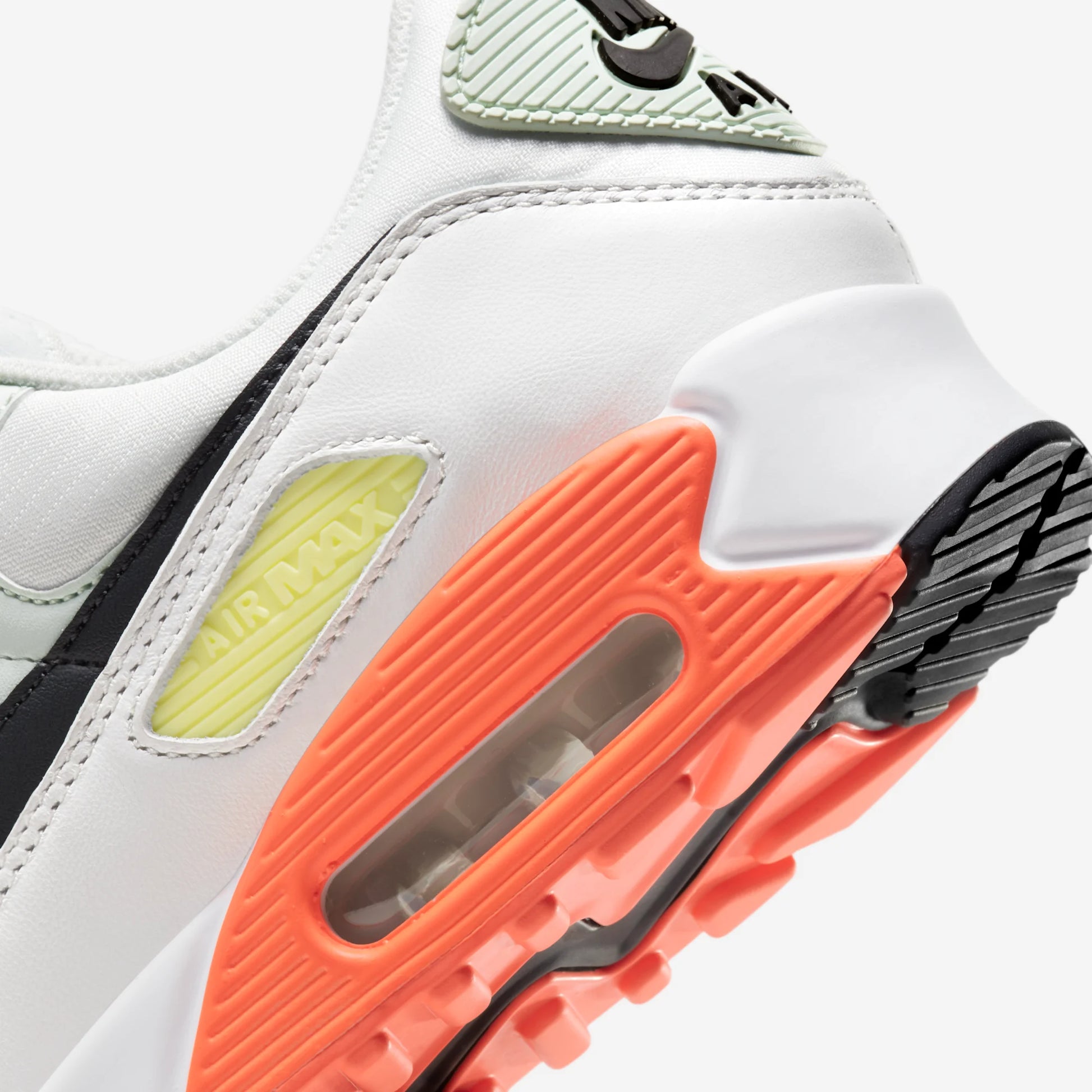 Nike Air Max 90 White Barely Green Bright Mango (Women's)
