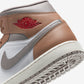 Jordan 1 Mid Rattan White College Grey