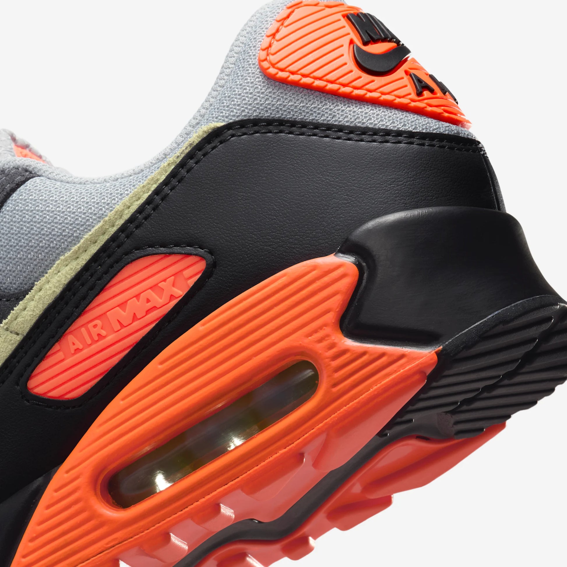 Nike Air Max 90 Light Smoke Grey Hyper Crimson Limelight
