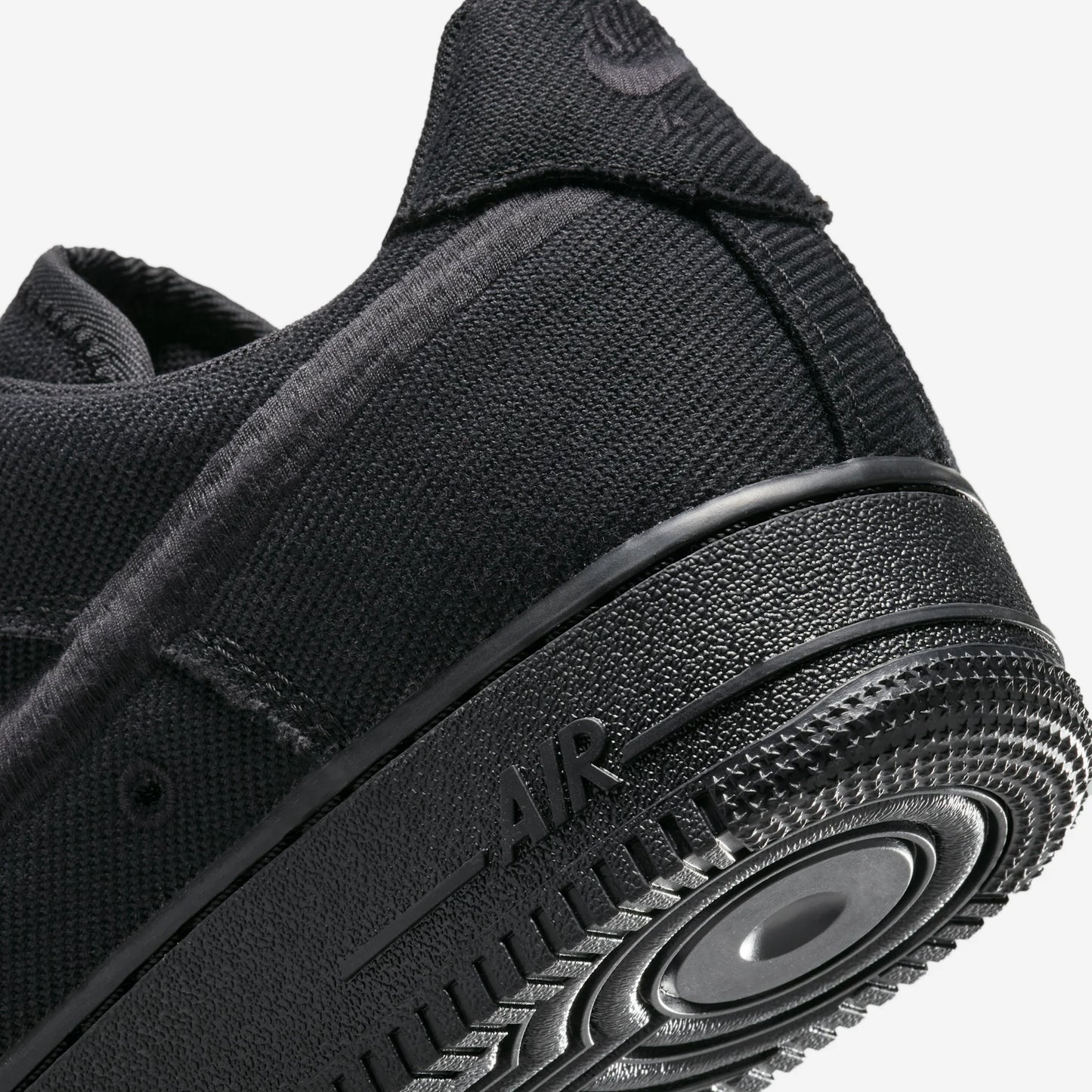 Nike Air Force 1 Low Triple Black Canvas
