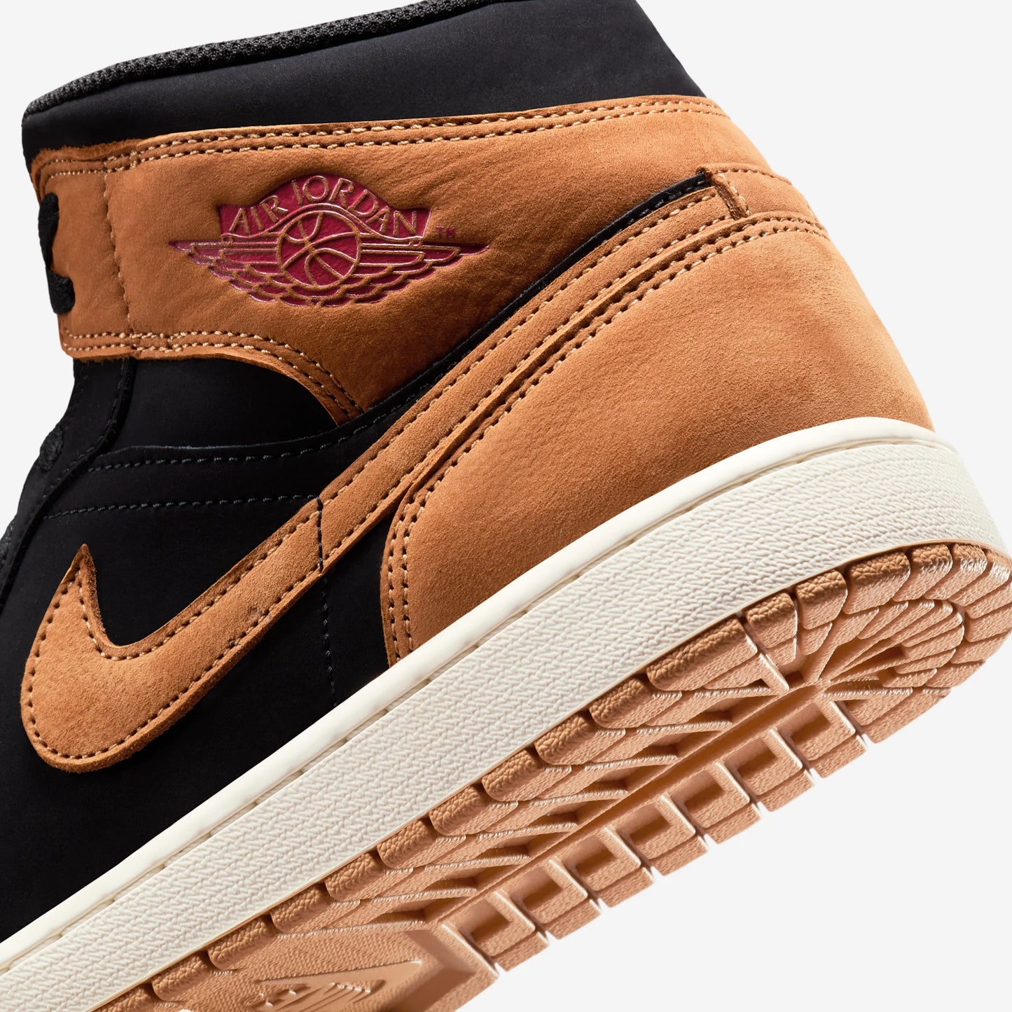 Jordan 1 Mid SE Black Flax