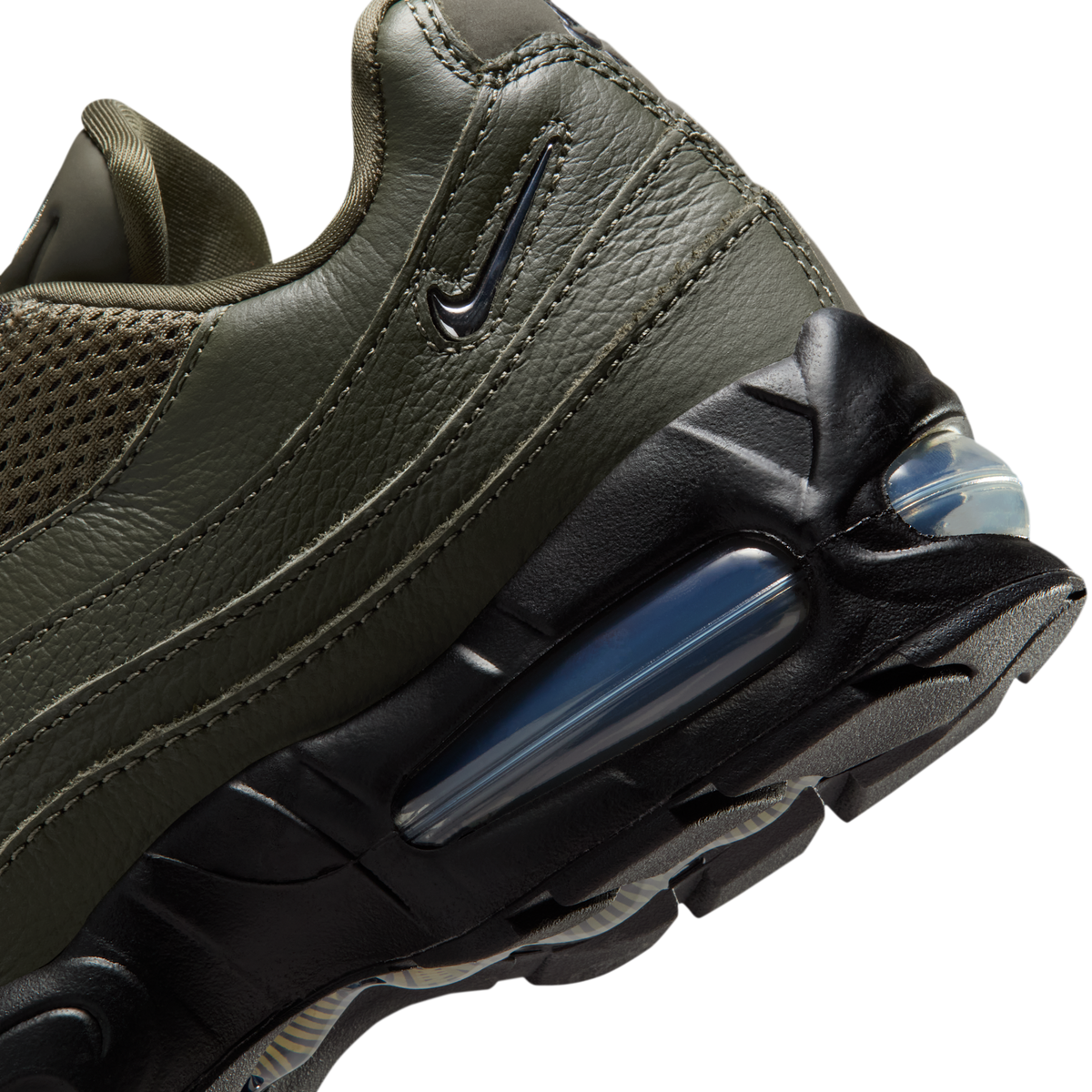 Nike Air Max 95 Big Bubble Cargo Khaki Jewel Swoosh (Women's)