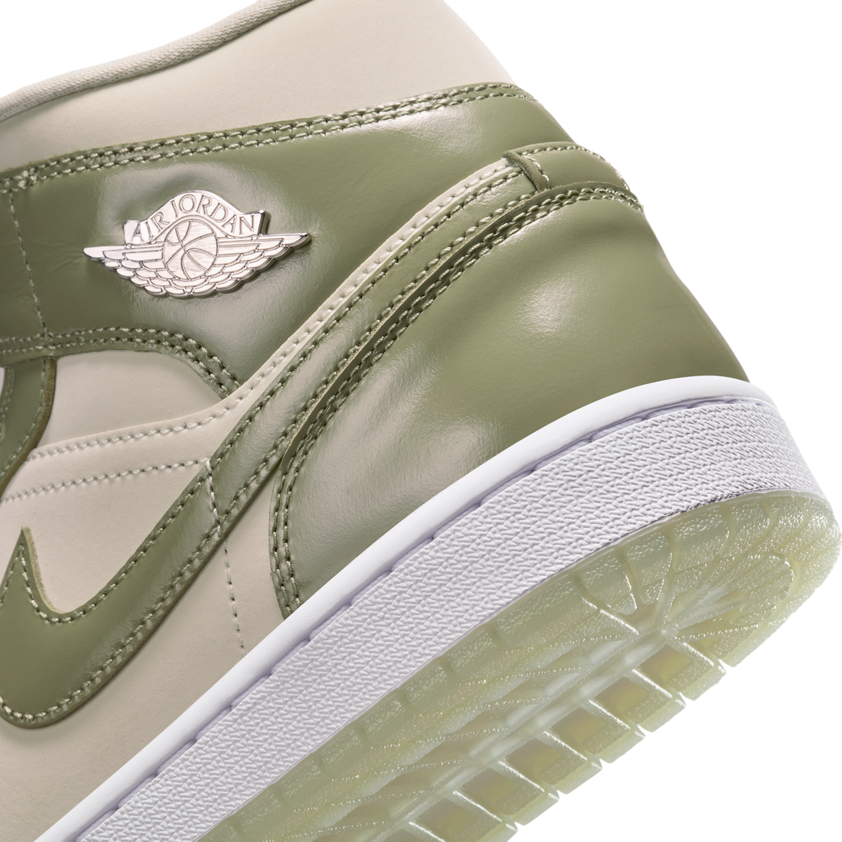 Jordan 1 Mid SE Sea Glass Oil Green (Women's)