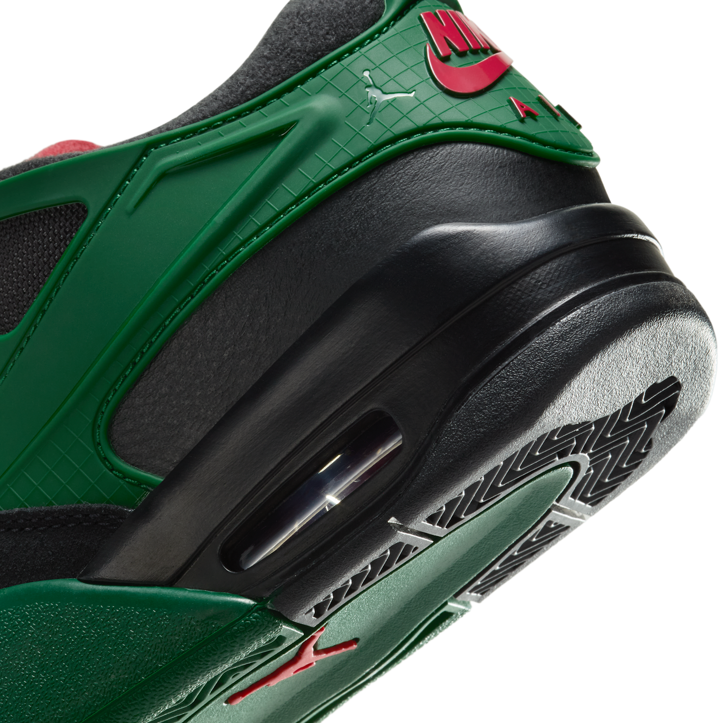 Jordan 4 RM Black Gorge Green Varsity Red (GS)