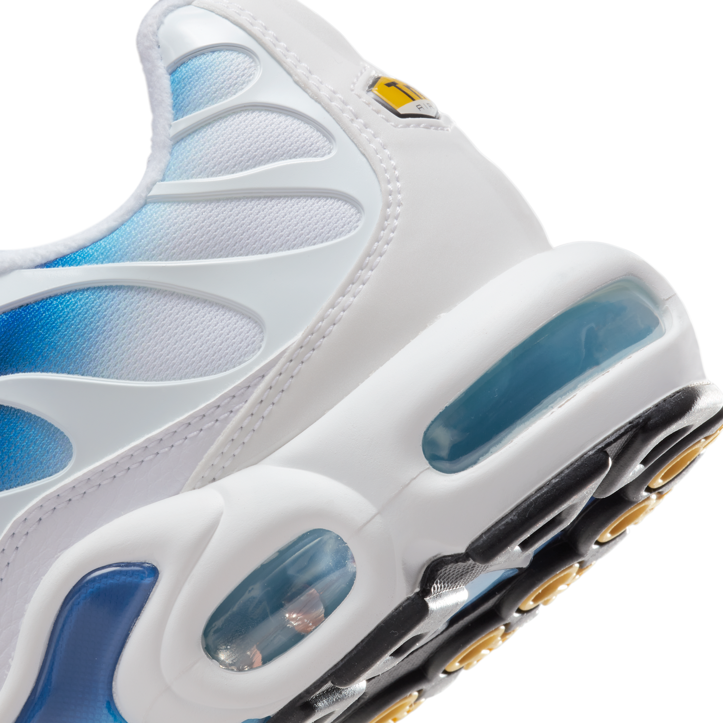 Nike Air Max Plus Spray Paint Swoosh White Blue