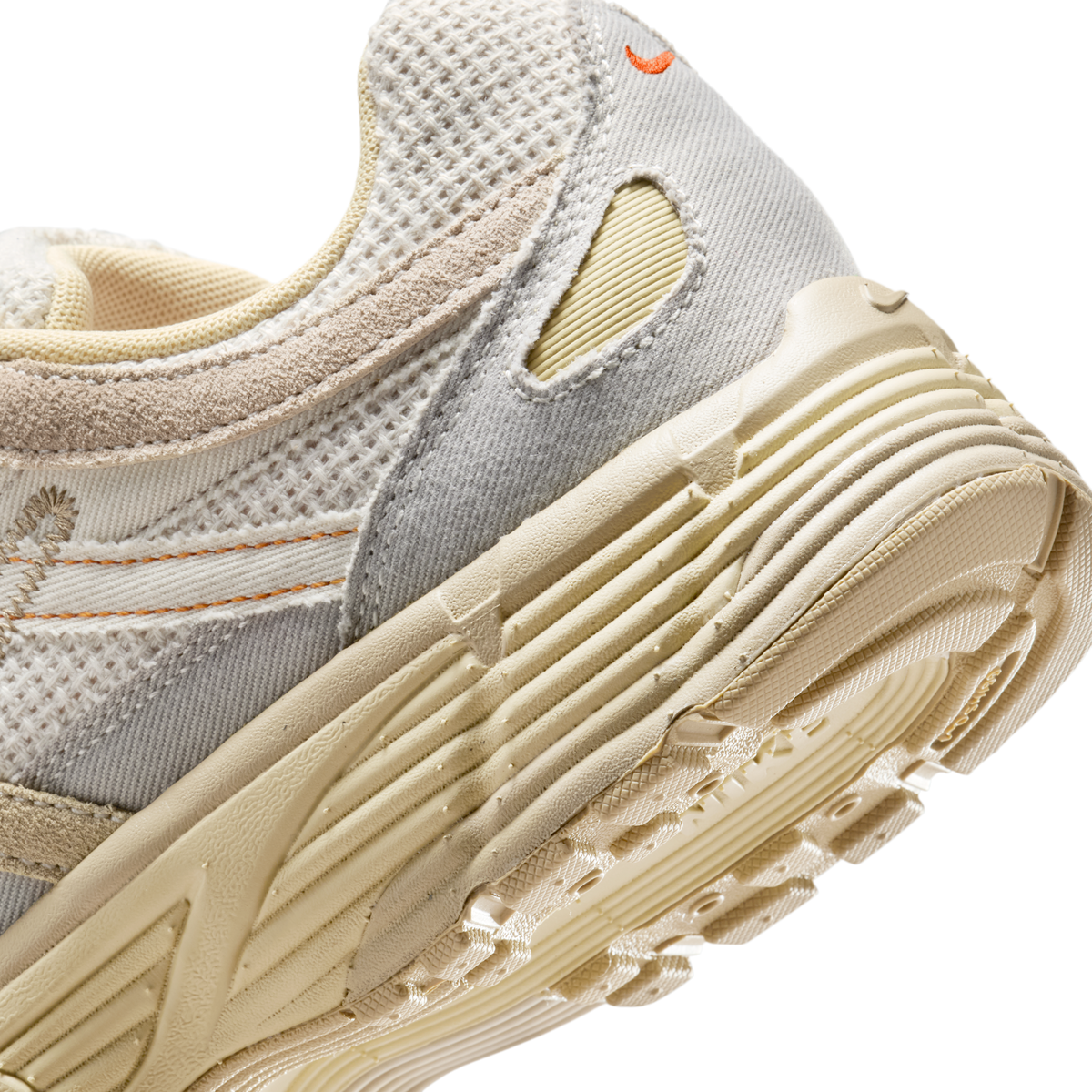 Nike P-6000 College Grey Khaki Safety Orange