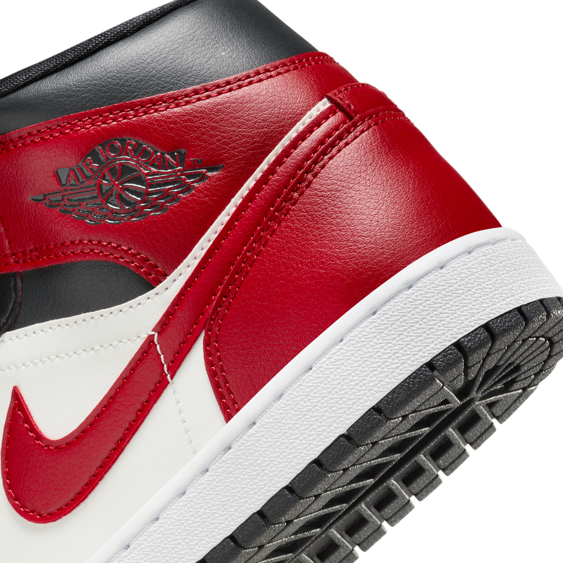 Jordan 1 Mid Gym Red Off Noir (Women's)