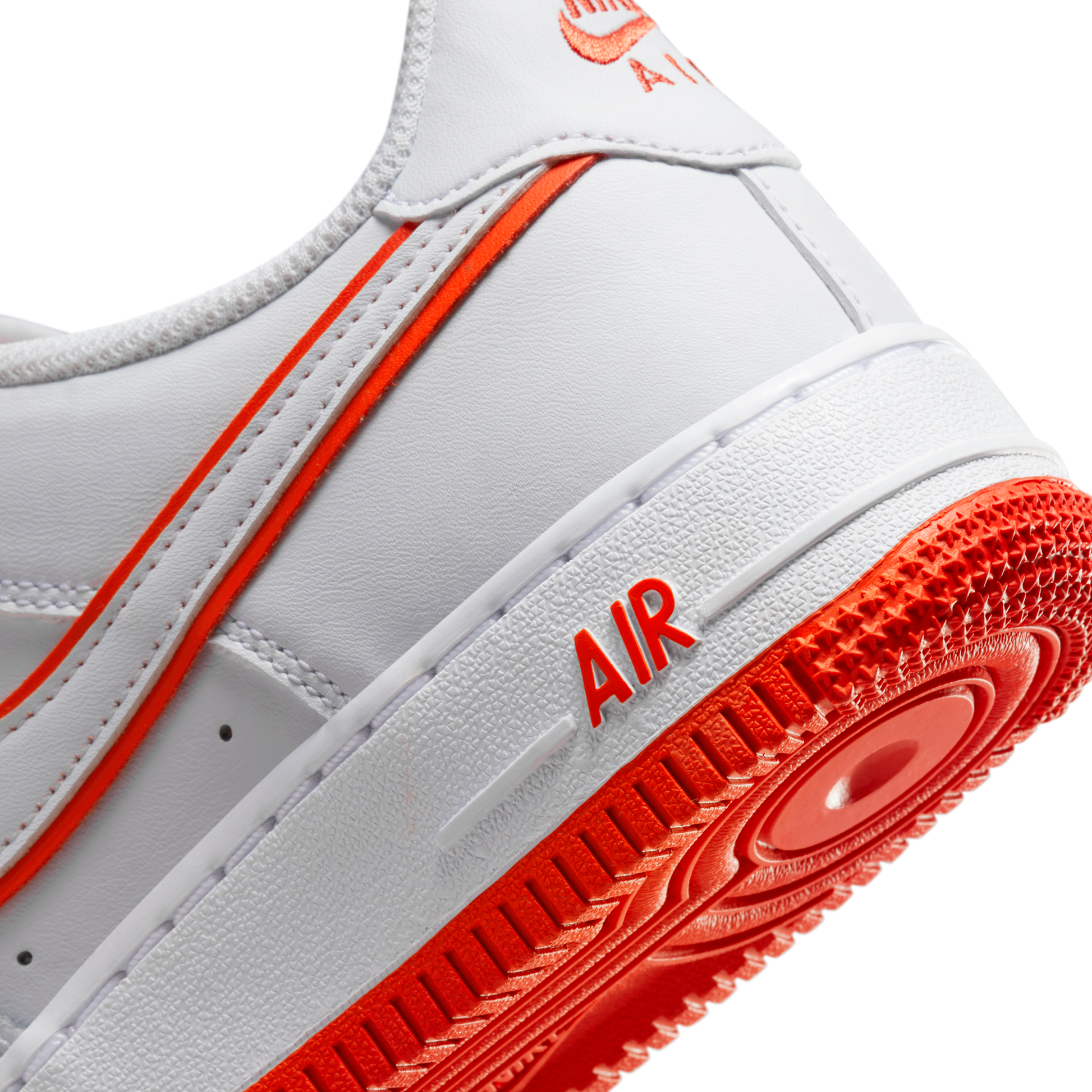 Nike Air Force 1 Low White Picante Red (GS)