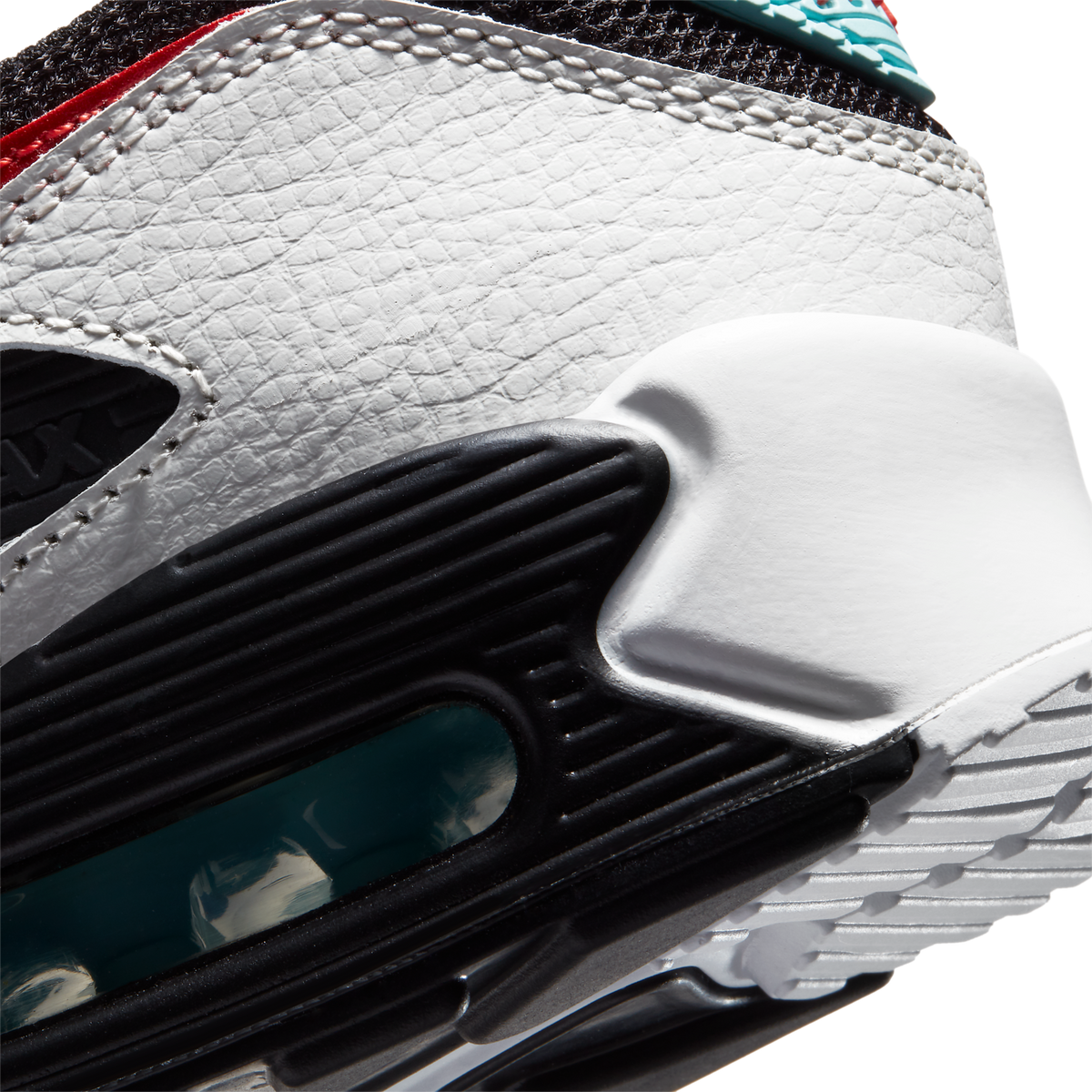 Nike Air Max 90 Aqua Red White Black (Women's)