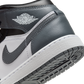 Jordan 1 Mid Black White Iron Grey