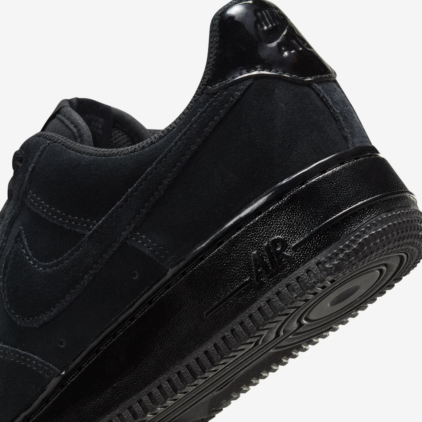 Nike Air Force 1 Low '07 Triple Black Suede (Women's)