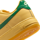 Nike Air Force 1 Low Patent Leather Topaz Gold Pine Green