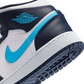 Jordan 1 Mid Obsidian Dark Powder Blue (GS)