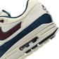 Nike Air Max 1 Coconut Milk Burgundy Crush Navy