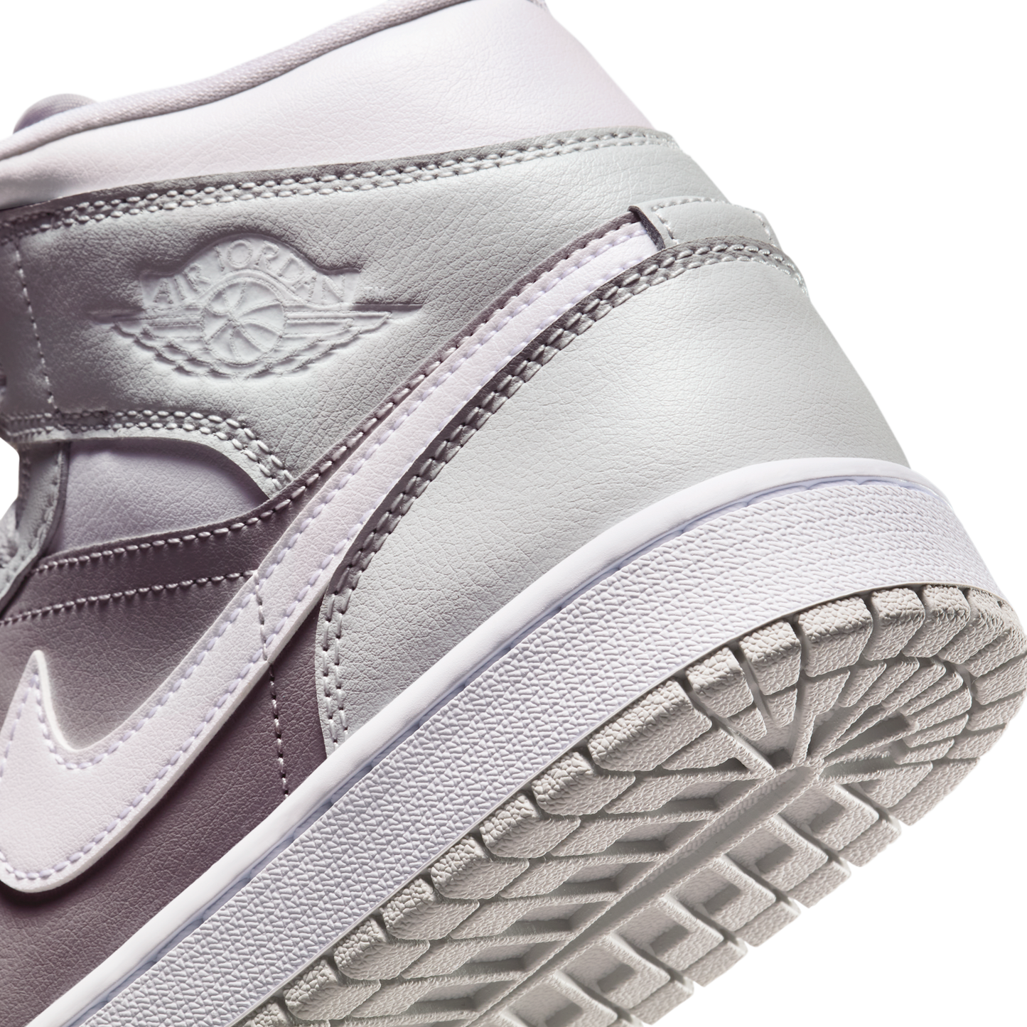Jordan 1 Mid Photon Dust Atmosphere Grey (Women's)