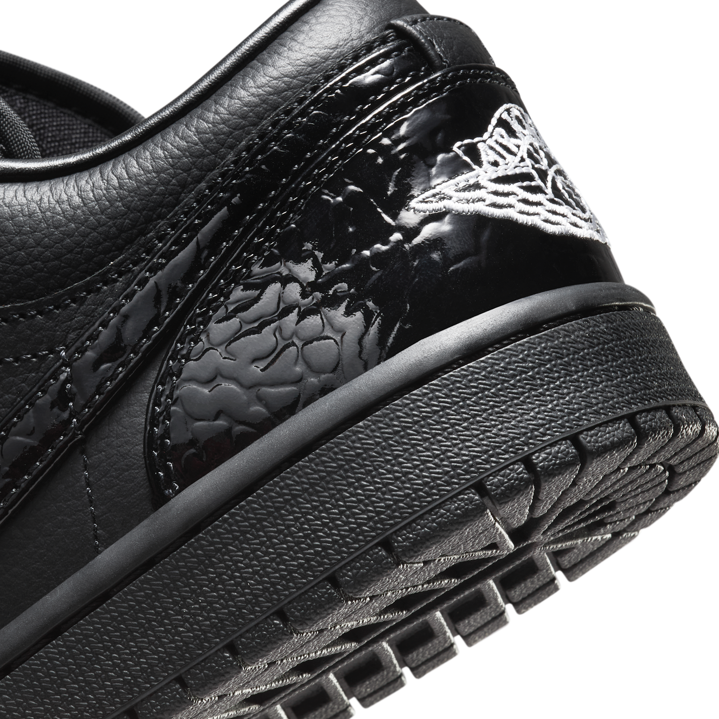 Jordan 1 Low SE Patent Elephant Black (Women's)