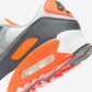 Nike Air Max 90 Summit White Safety Orange Dark Smoke Grey Smoke Grey